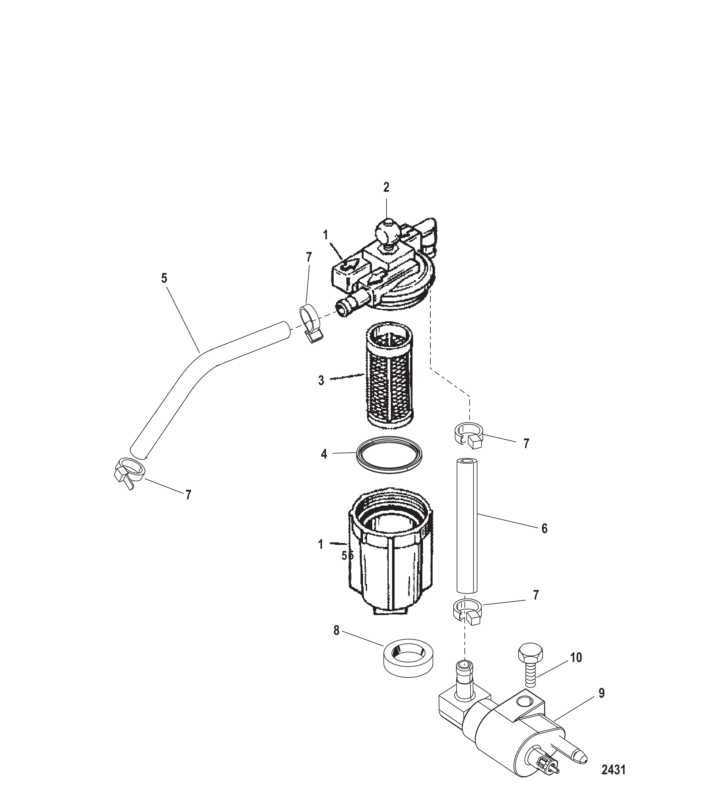 FUEL FILTER ASSEMBLY