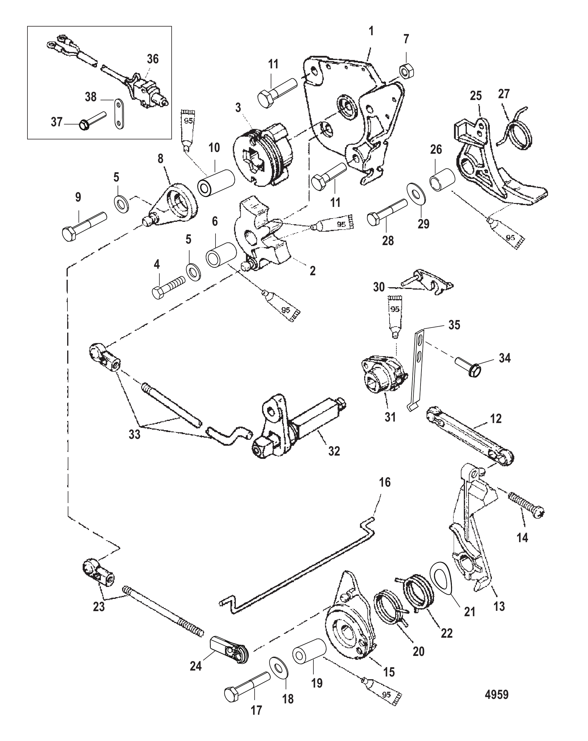 Throttle and Shift Linkage