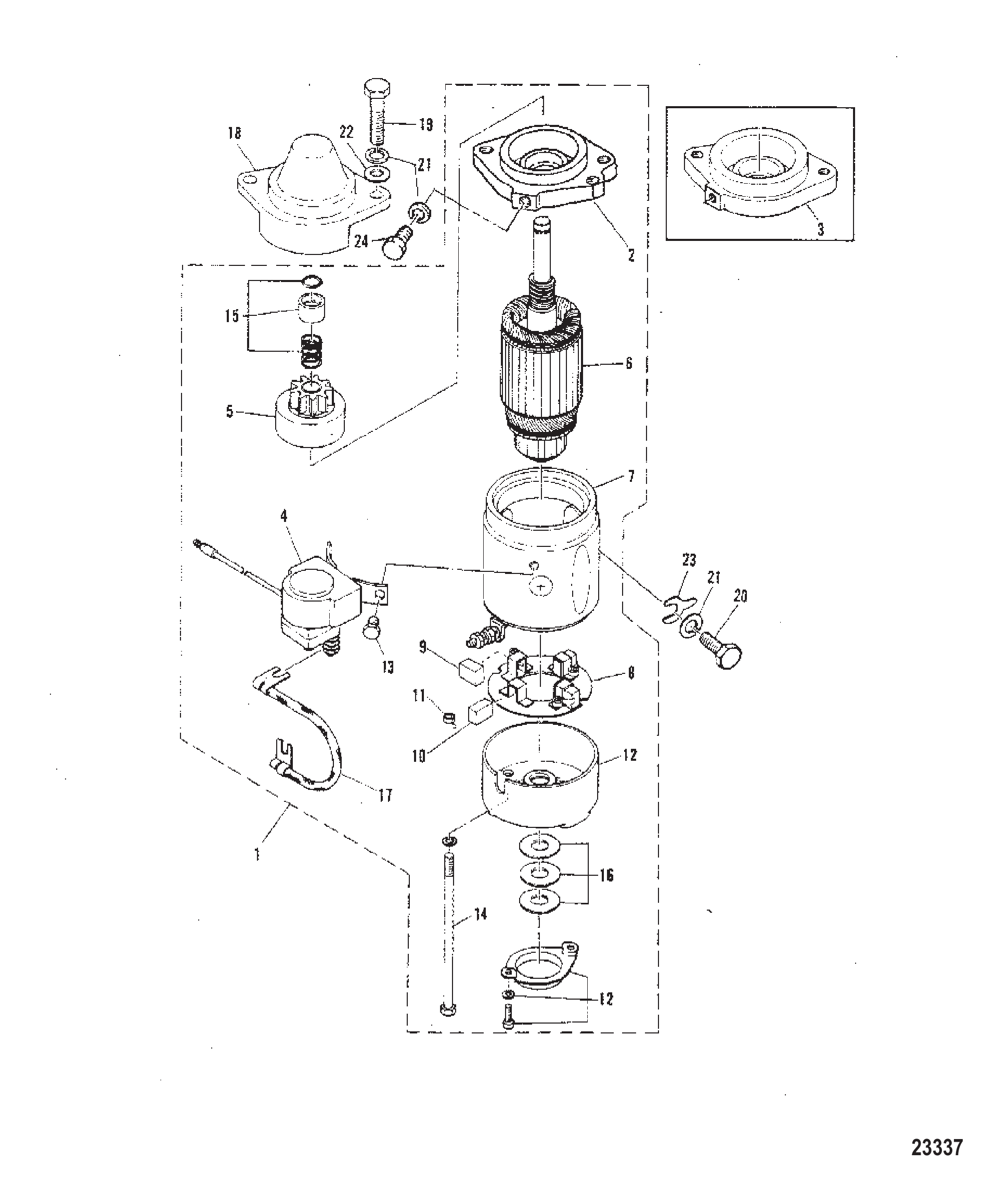 ELECTRIC STARTER MOTOR