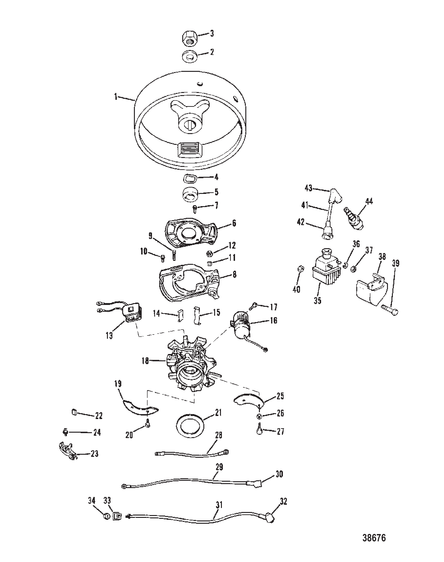 FLYWHEEL AND IGNITION COMPONENTS