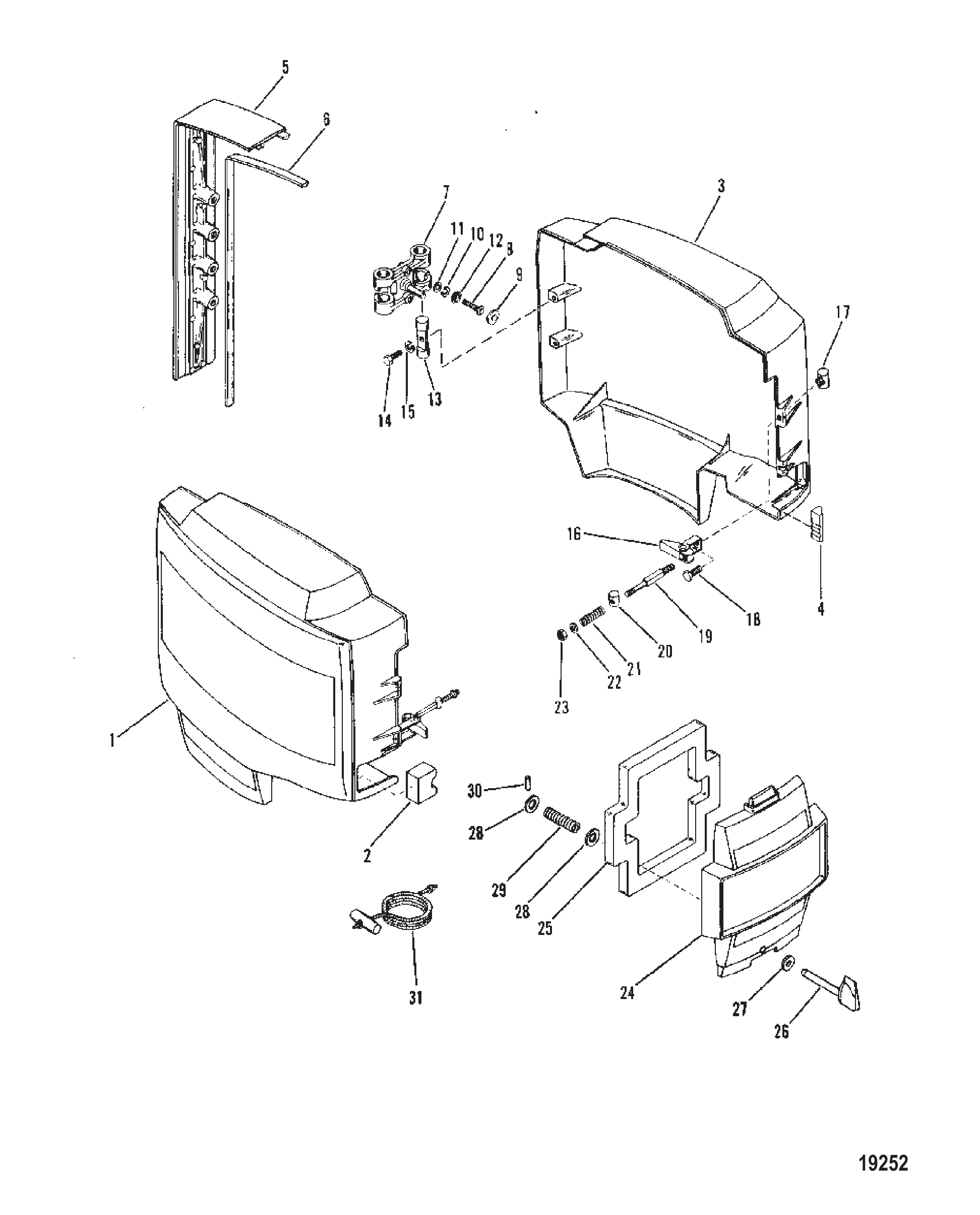 COWLING AND FRONT COVER