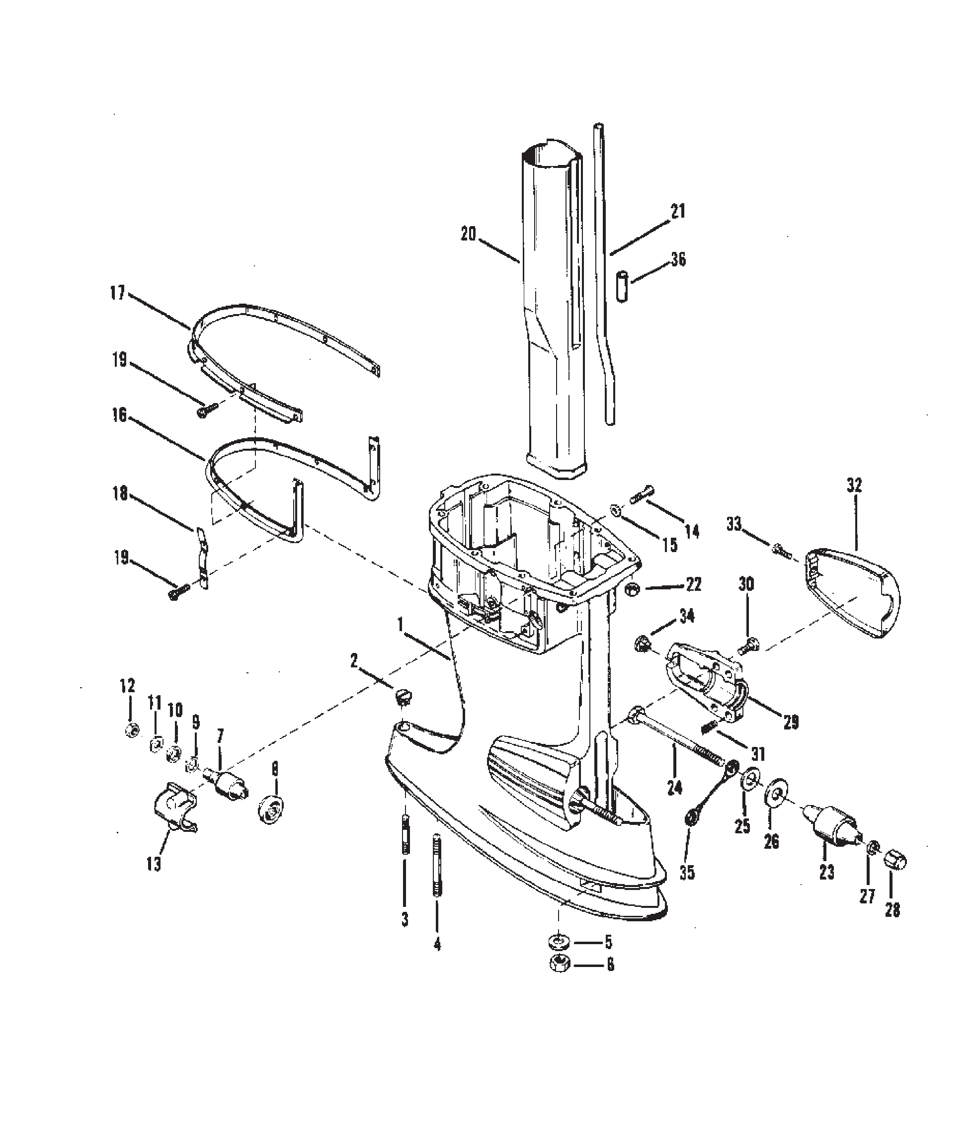 DRIVESHAFT HOUSING ASSEMBLY