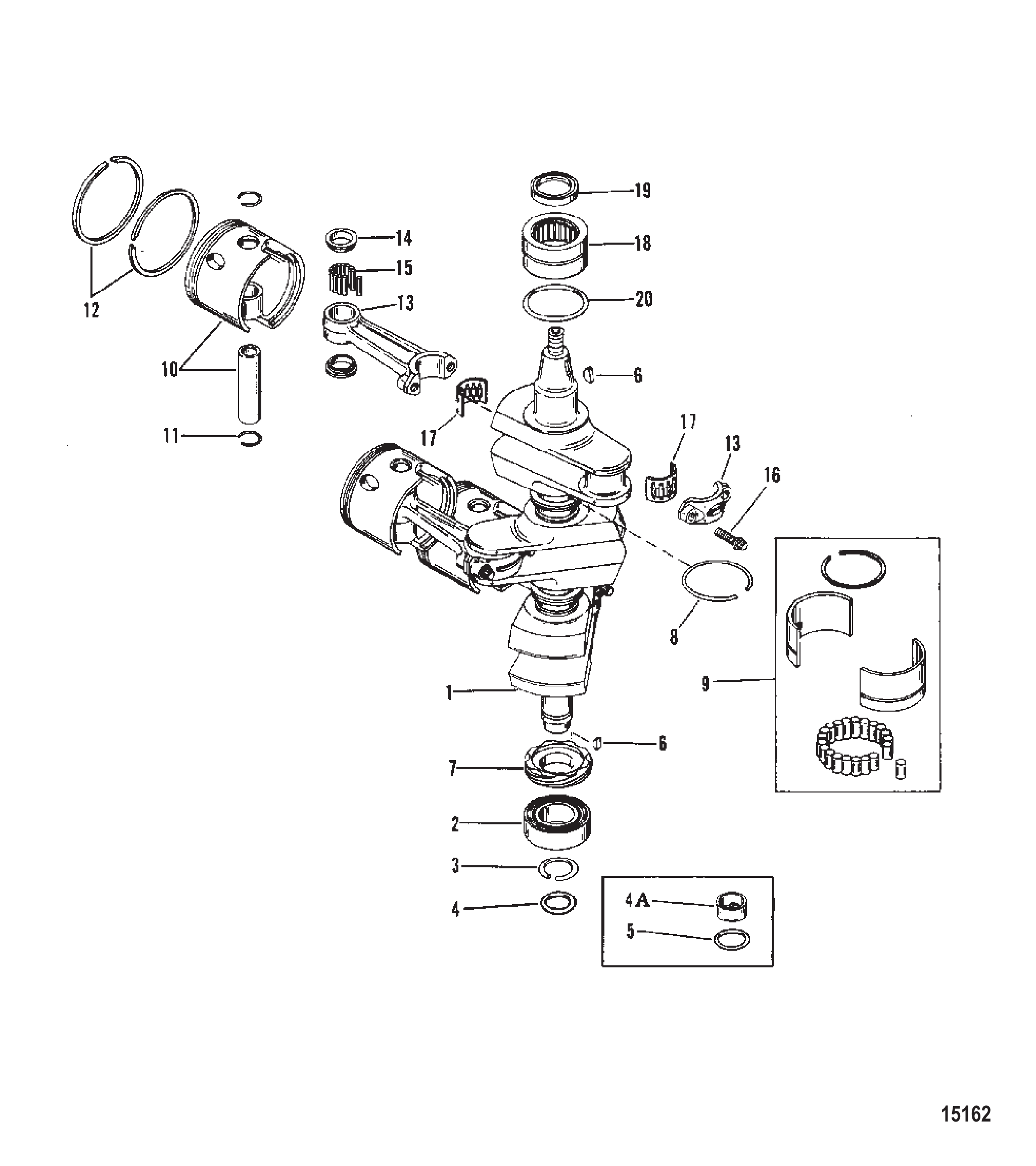 Crankshaft Pistons/Connecting Rods (#638-8532--1)