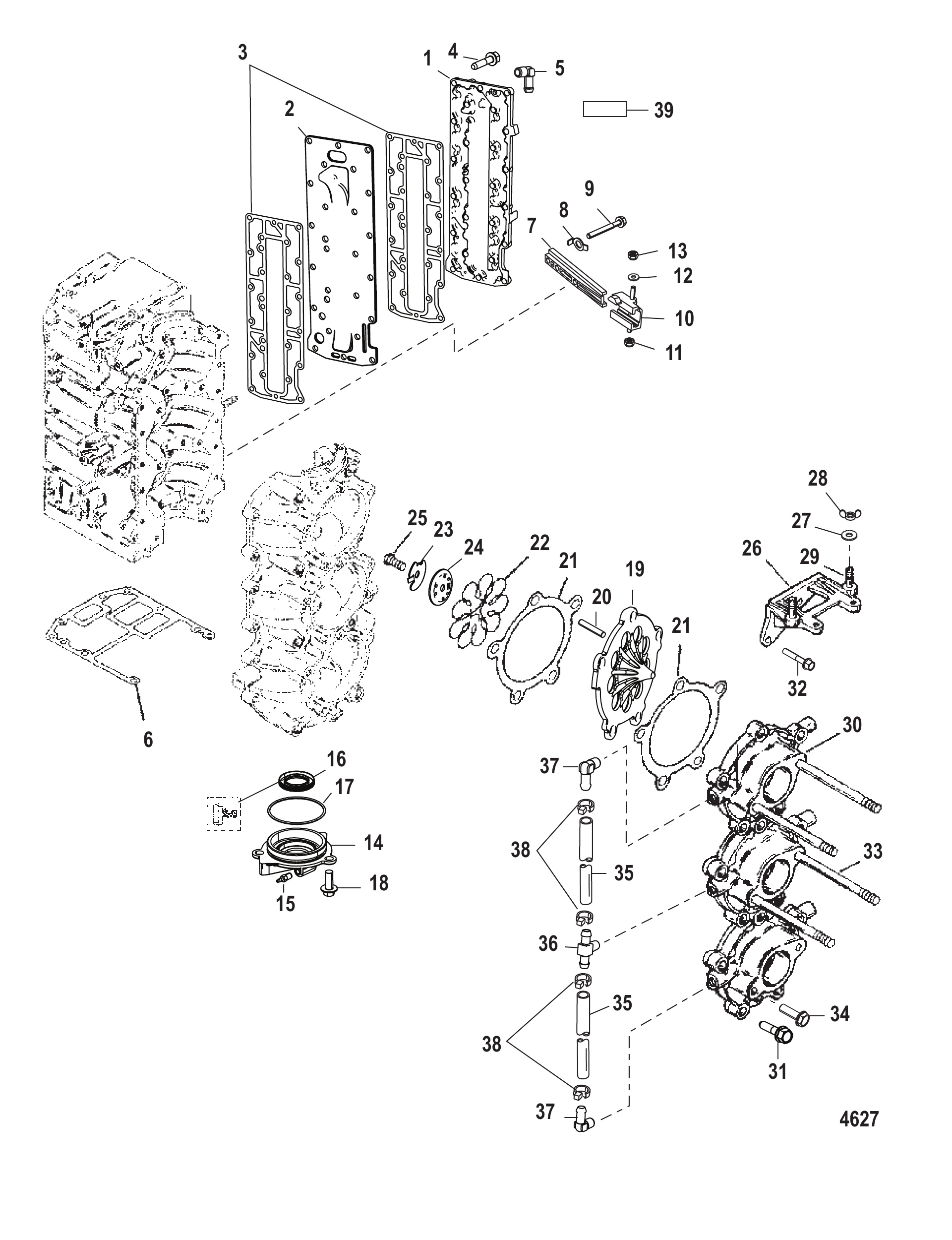 Induction Manifold and Reed Block