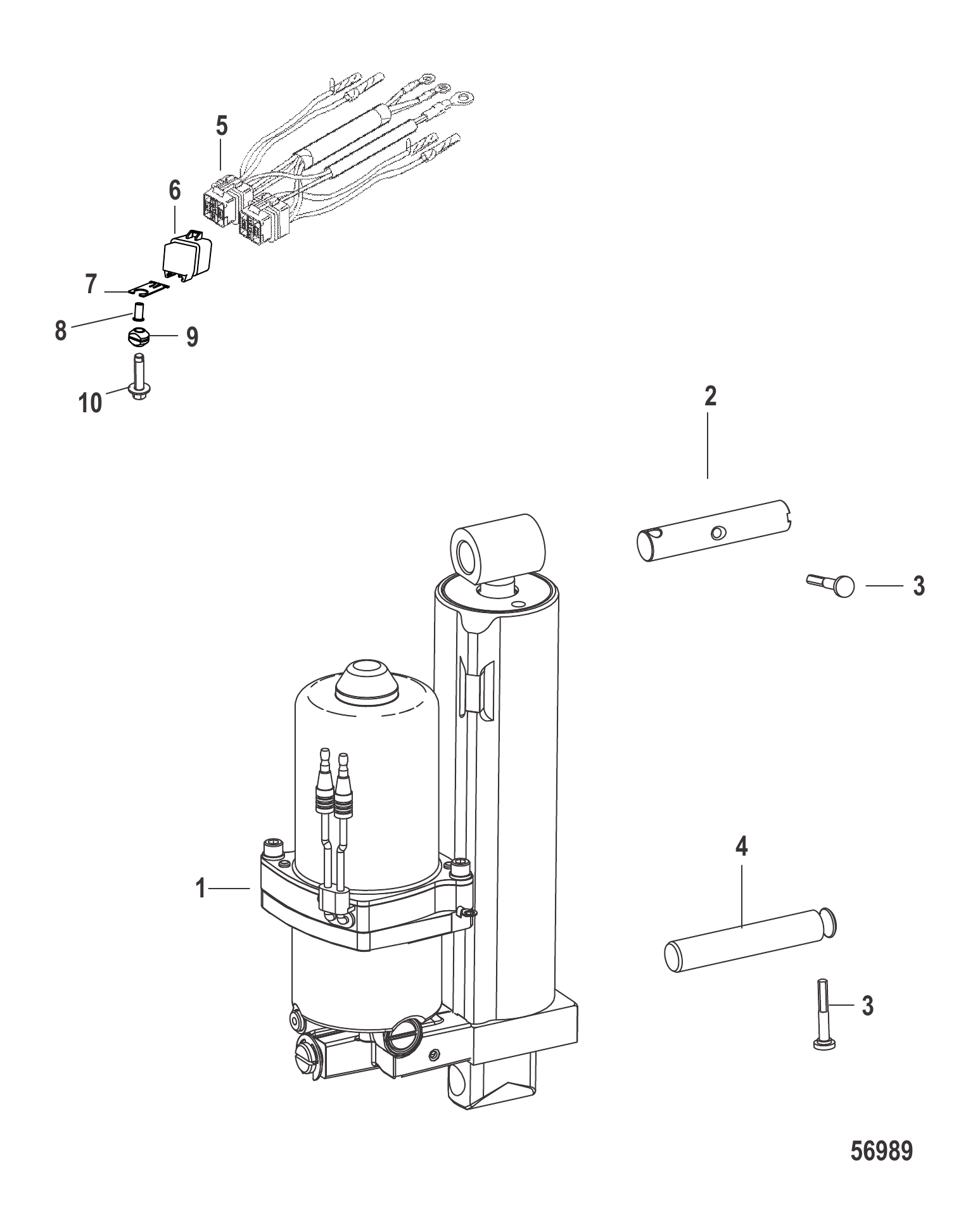 Power Trim Assembly 2B092563 and Up