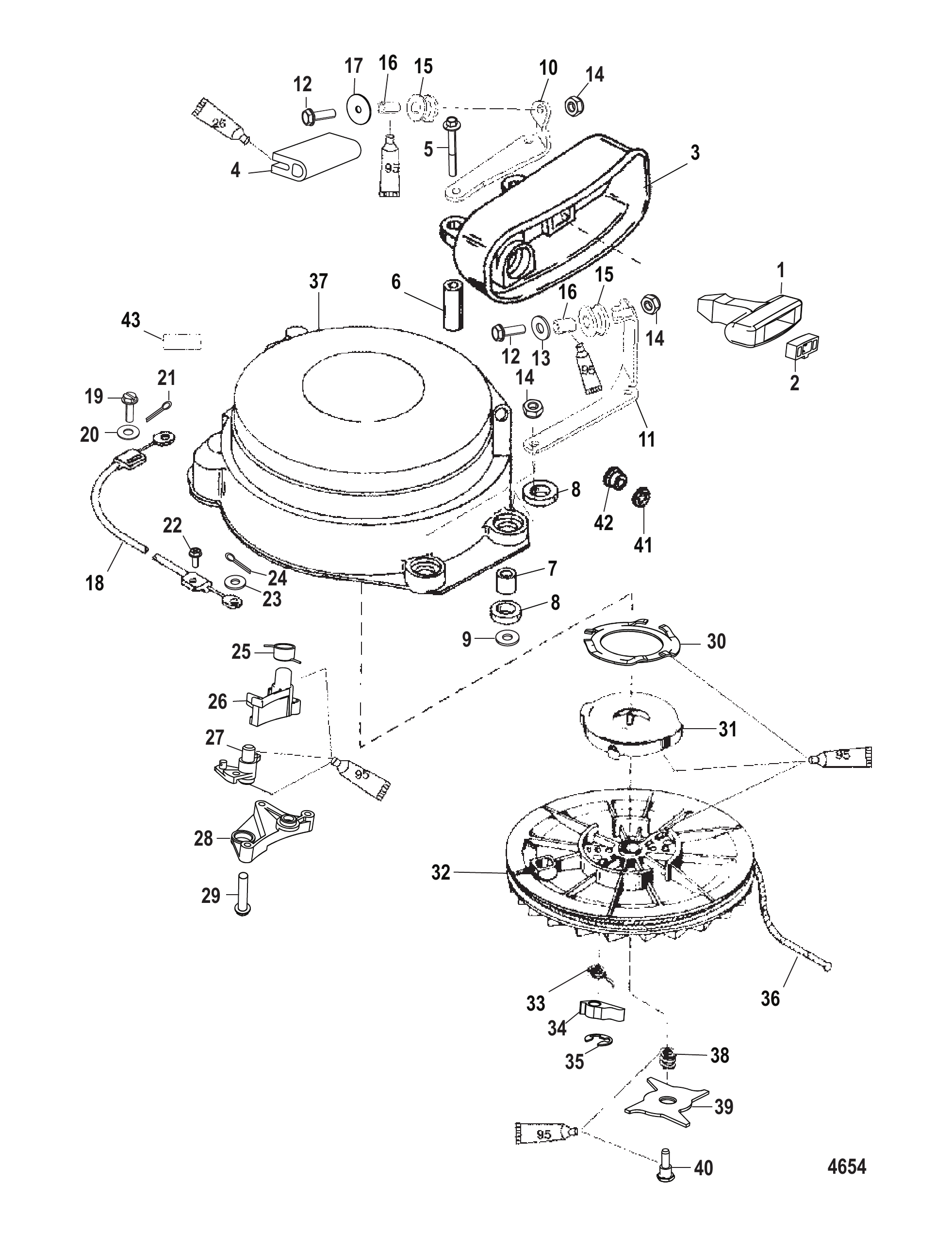 Starter Assembly (Manual)