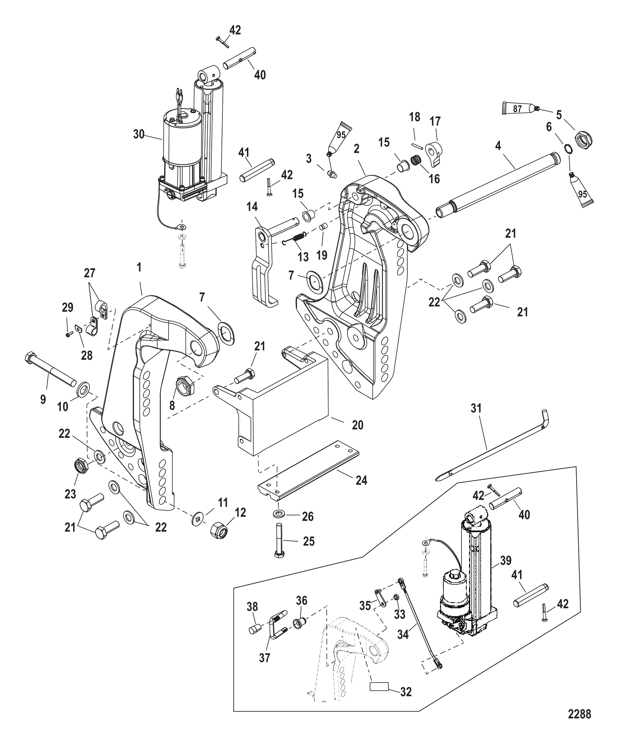 Transom Bracket