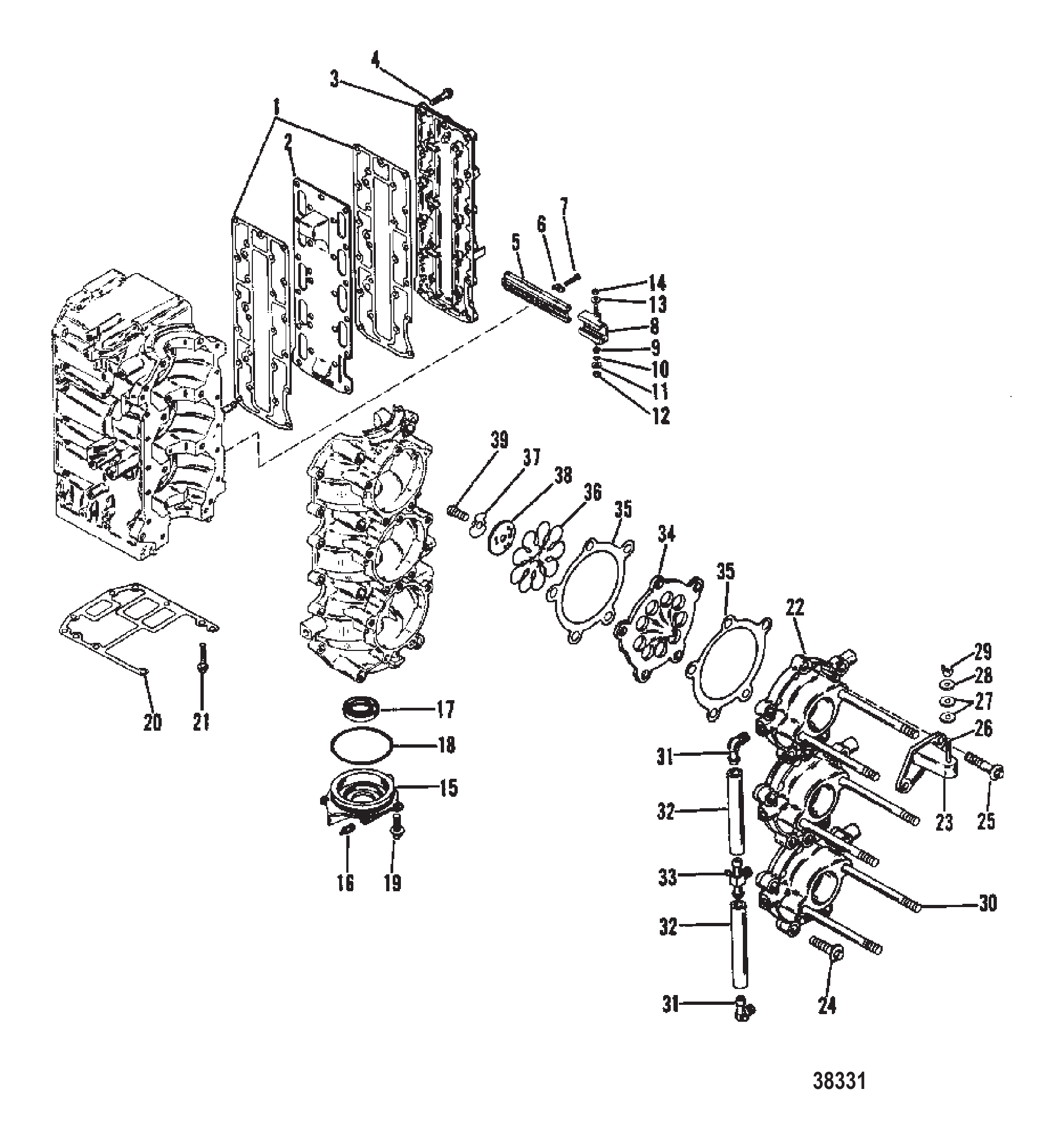 Induction Manifold And Reed Block