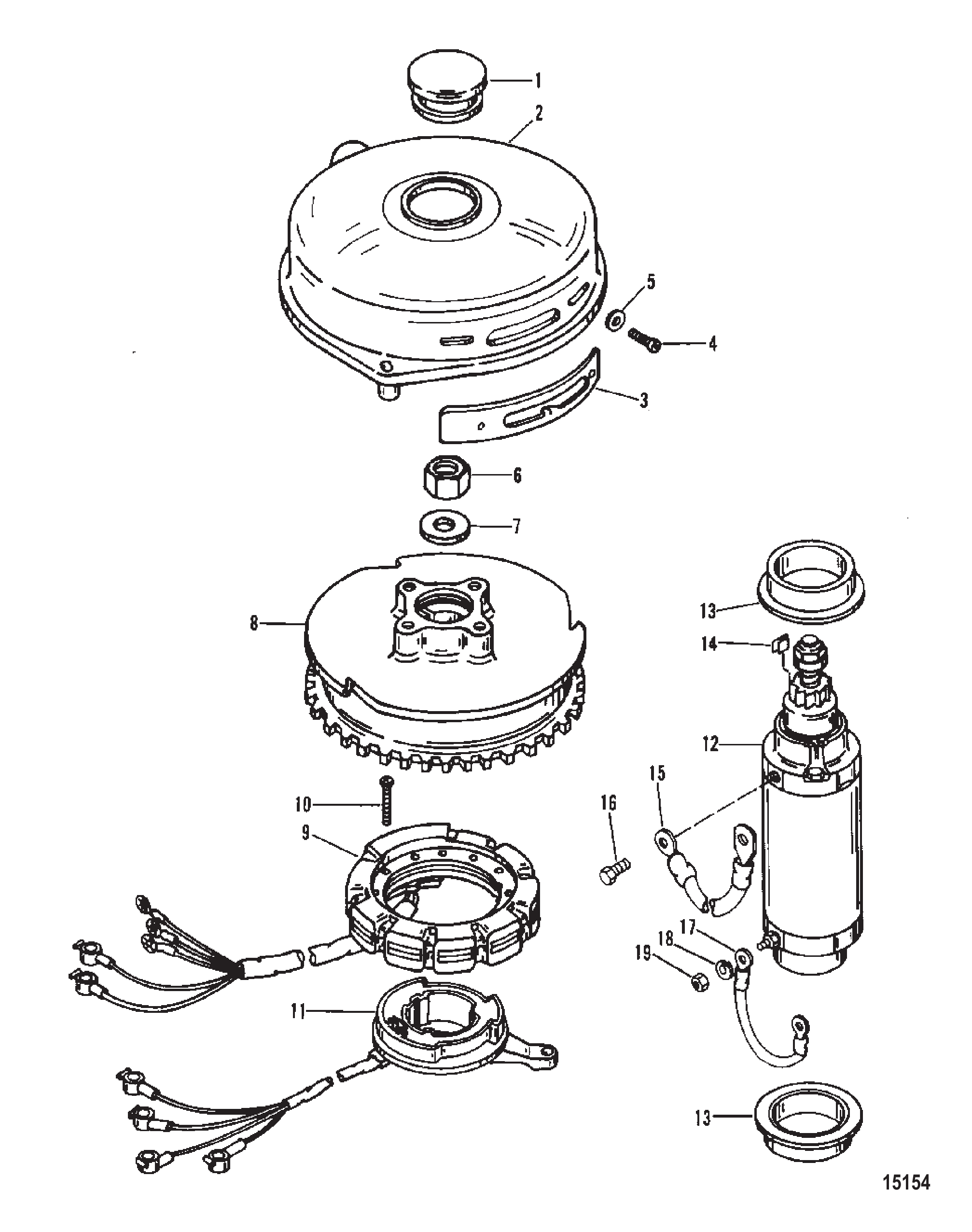 Flywheel And Starter Motor