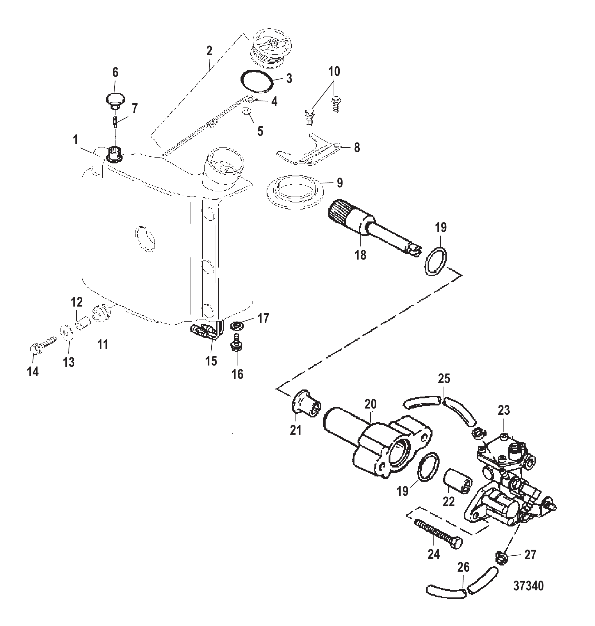 OIL INJECTION (S/N-USA-0G301751/BEL-9885505 & UP)