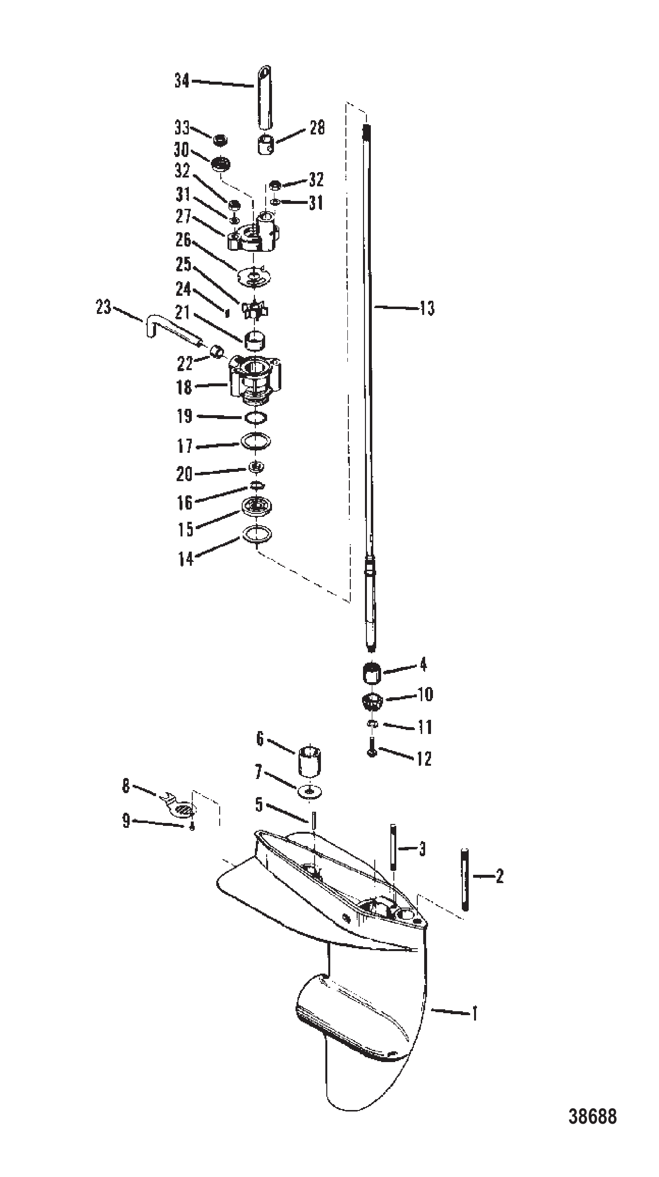 GEAR HOUSING (DRIVESHAFT)