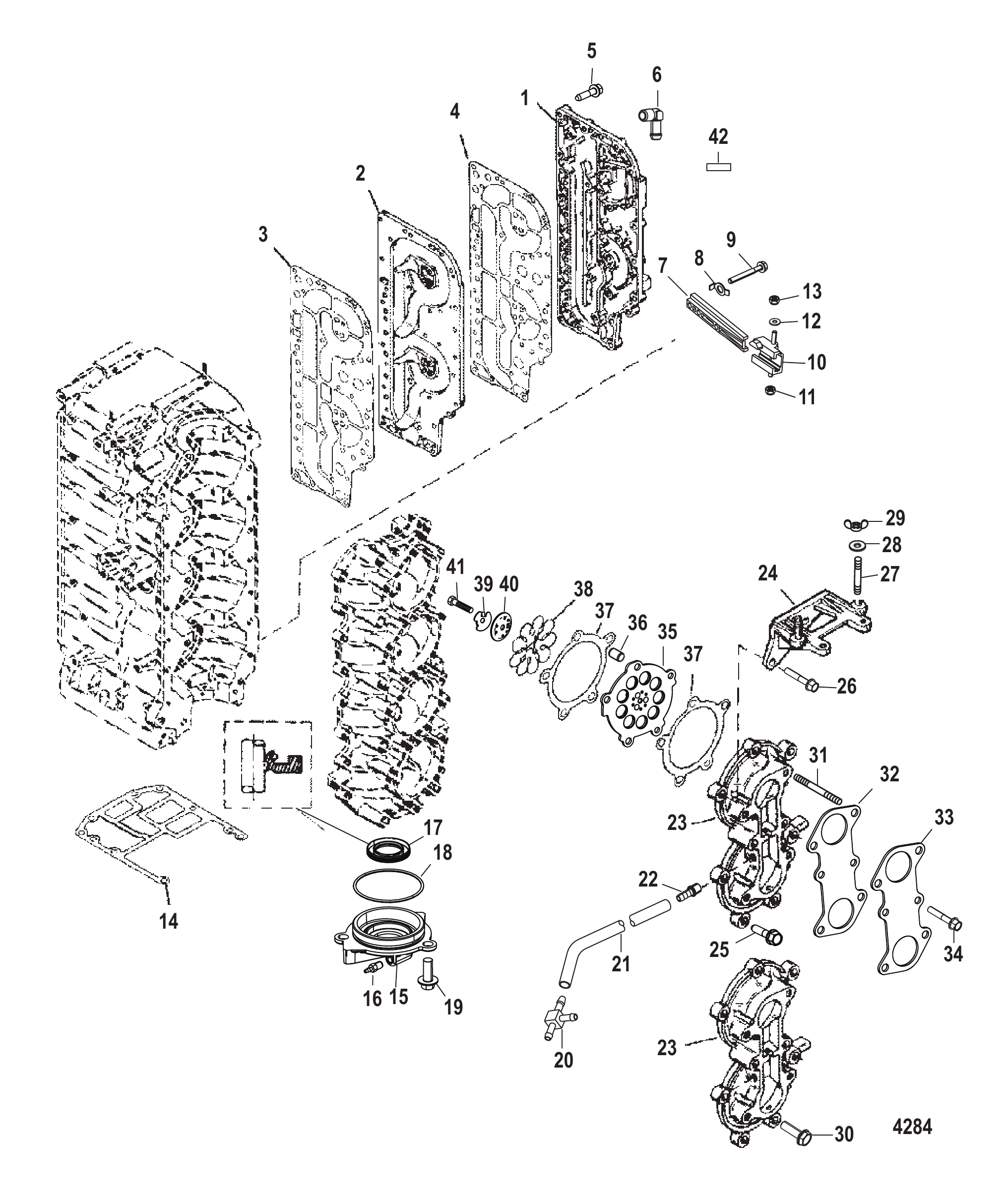 Inducition Manifold and Reed Block