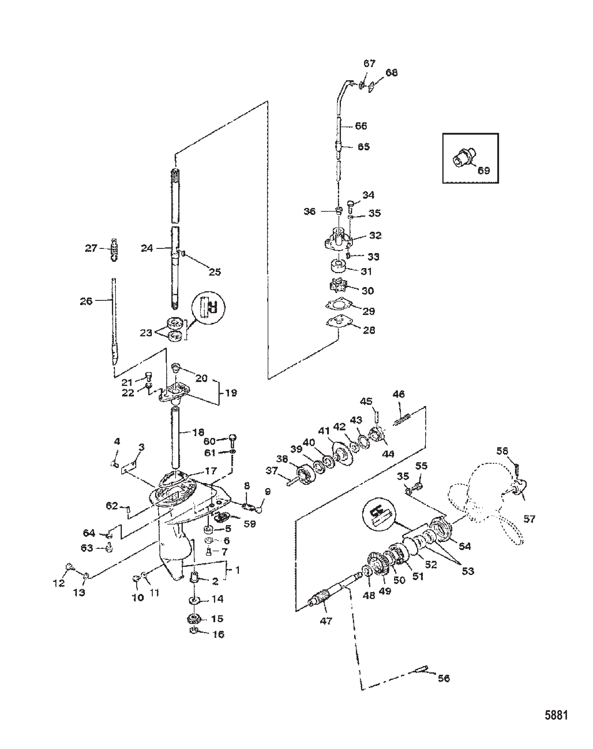 齿轮箱总成 GEAR HOUSING ASSEMBLY