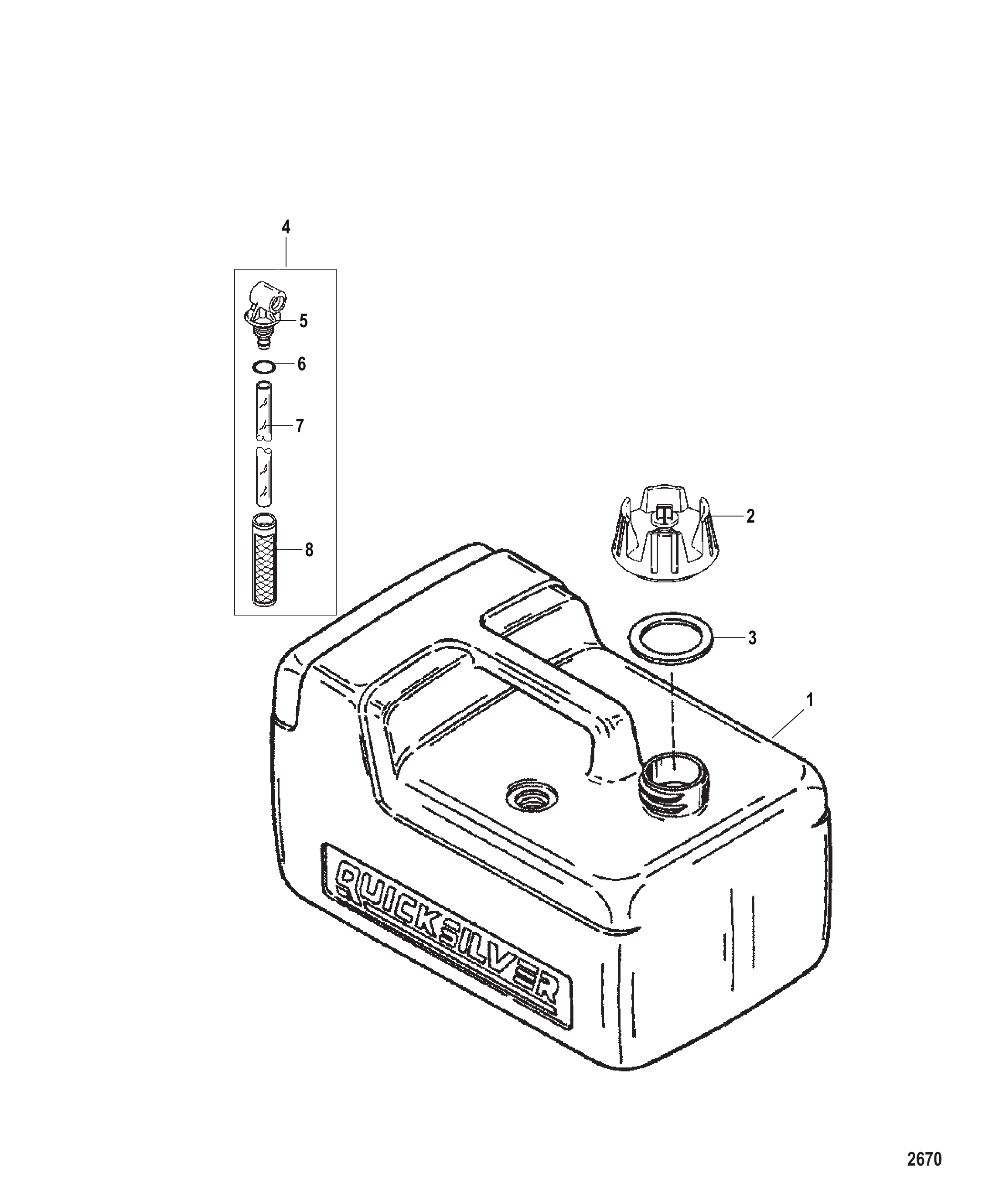 Fuel Tank Assembly (3.2 Gallon)