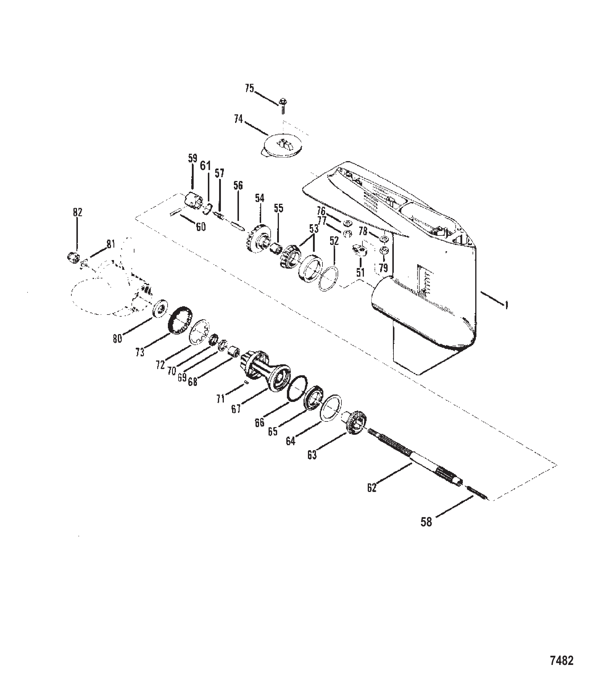 Gear Housing Propeller Shaft