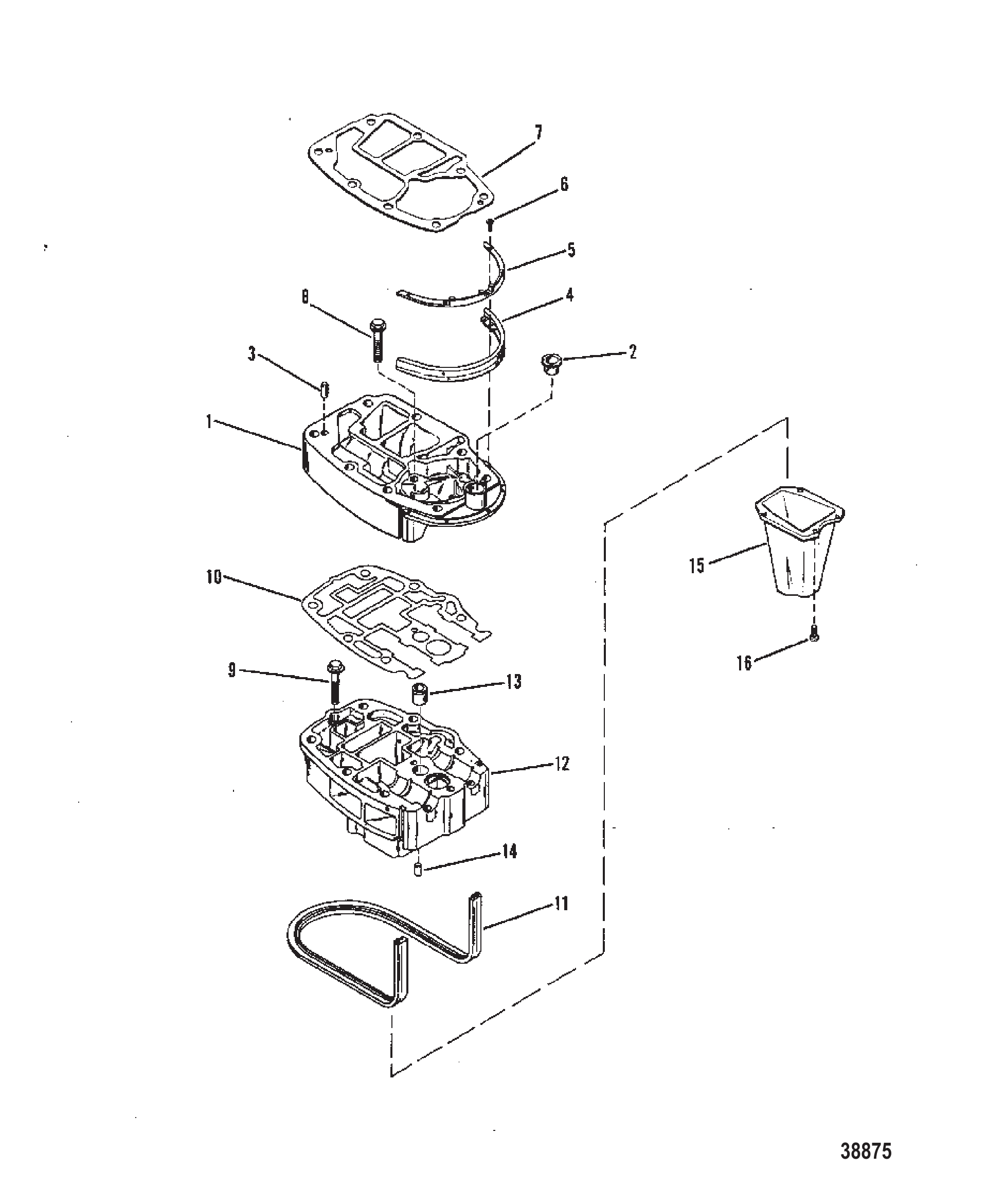 EXHAUST EXTENSION PLATE