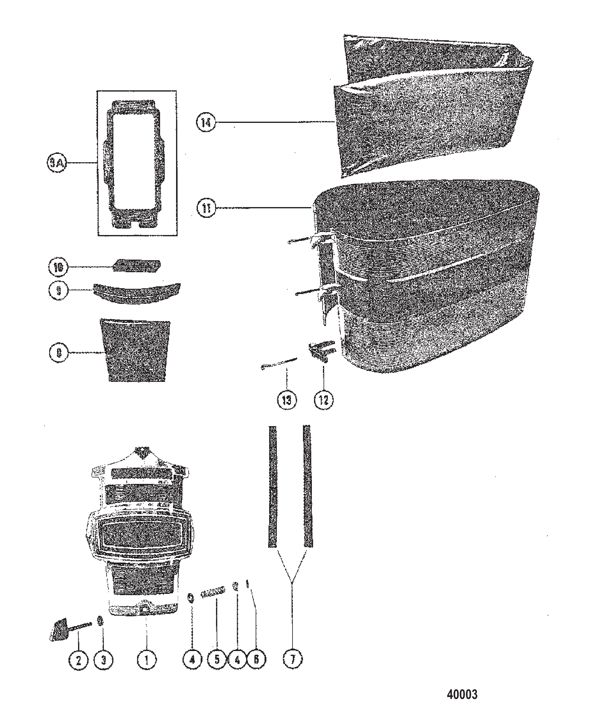 COWLING AND FRONT COVER