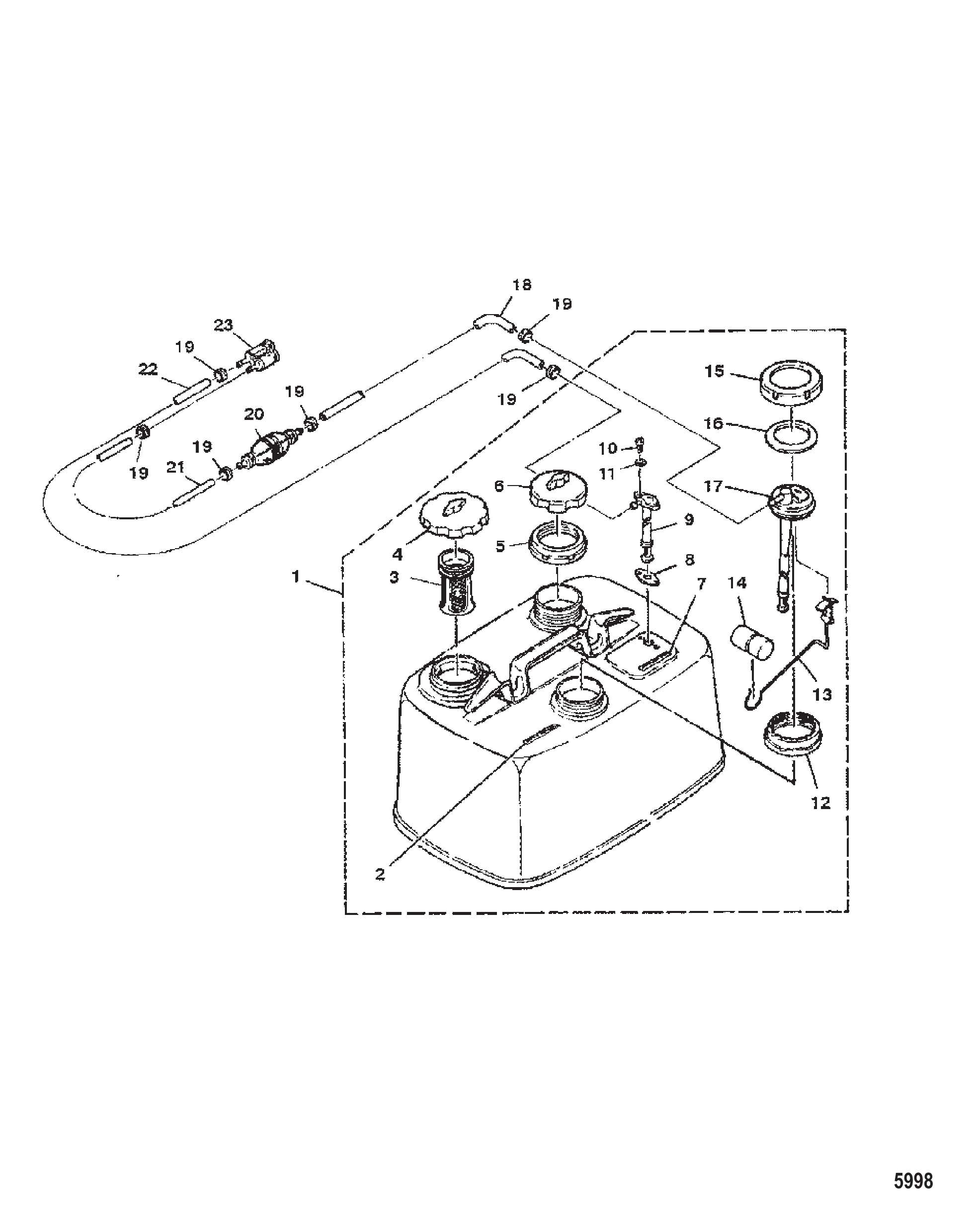 Fuel Tank/Fuel Line (S/N:M-001189/ML-304031 & Above)