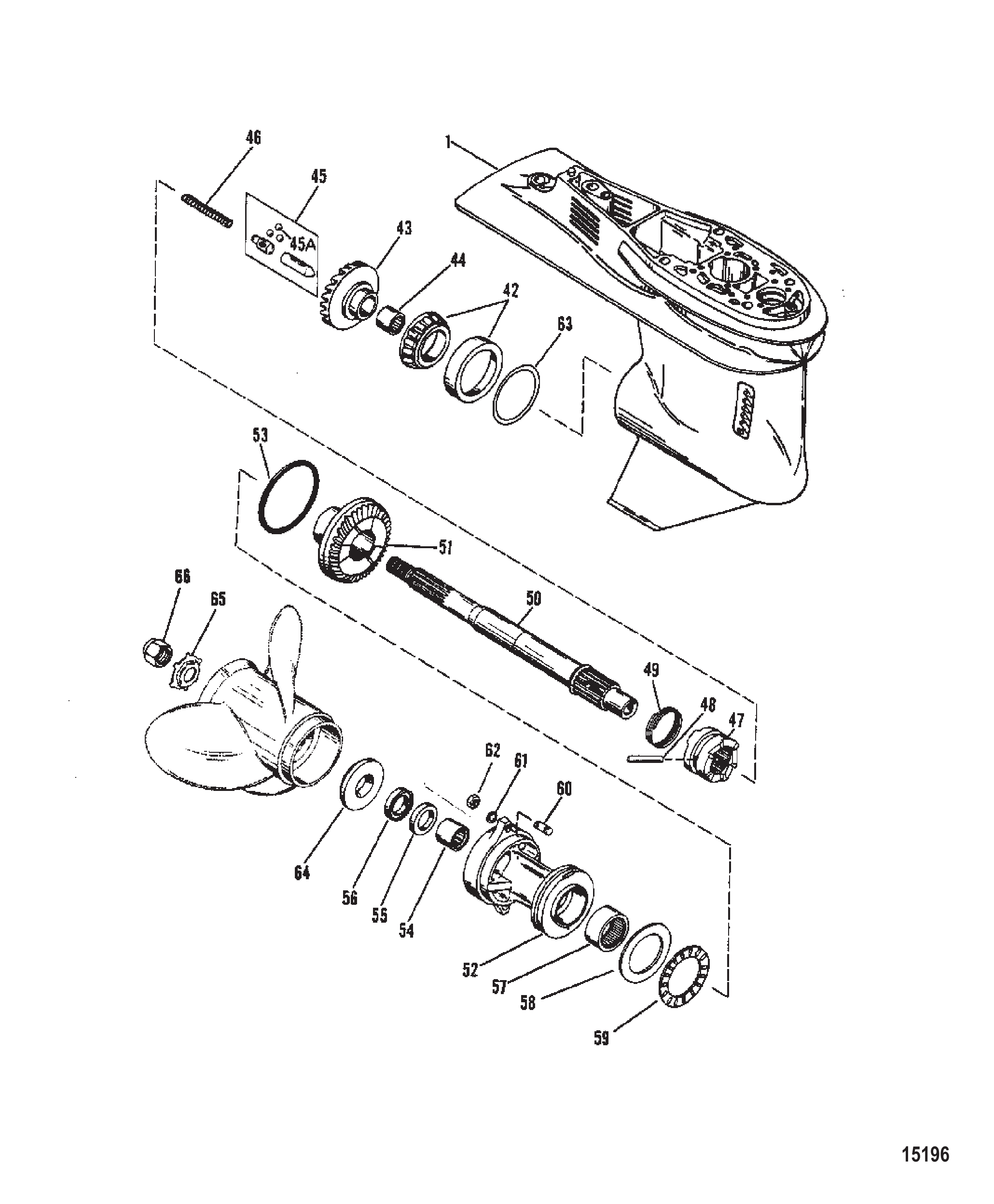Gear Housing Propeller Shaft