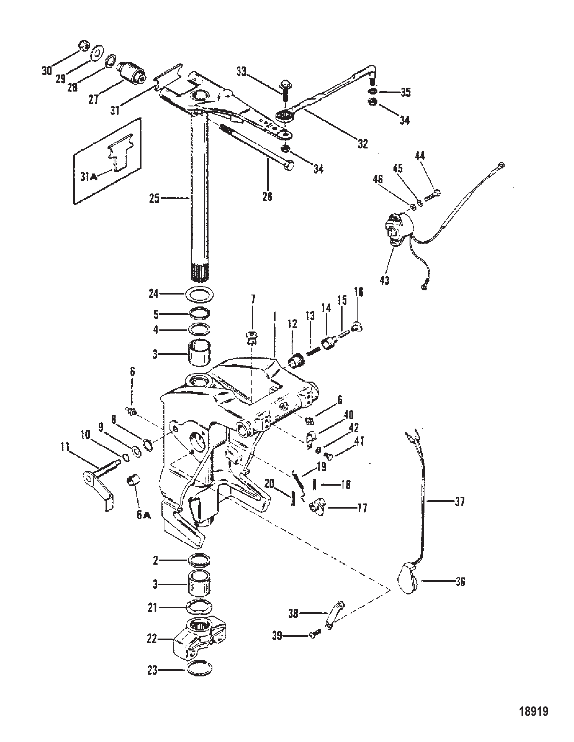 Swivel Bracket and Steering Arm