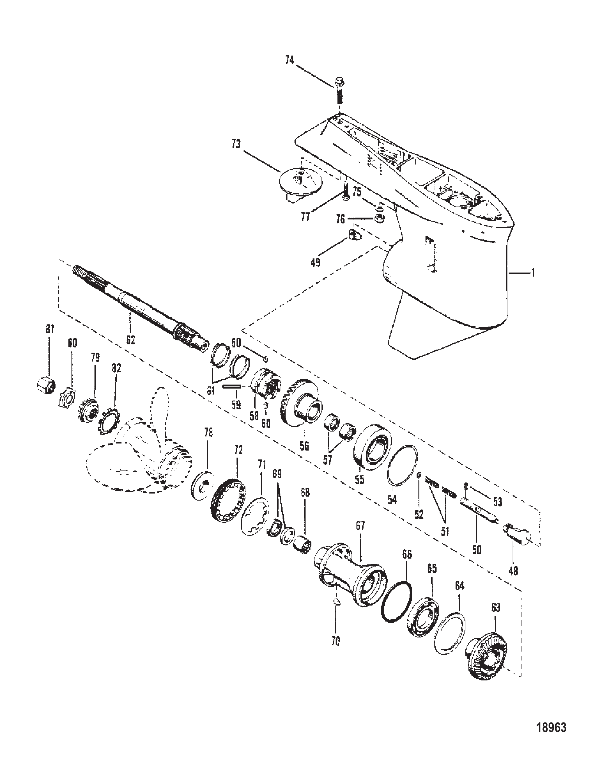 Gear Housing Propeller Shaft