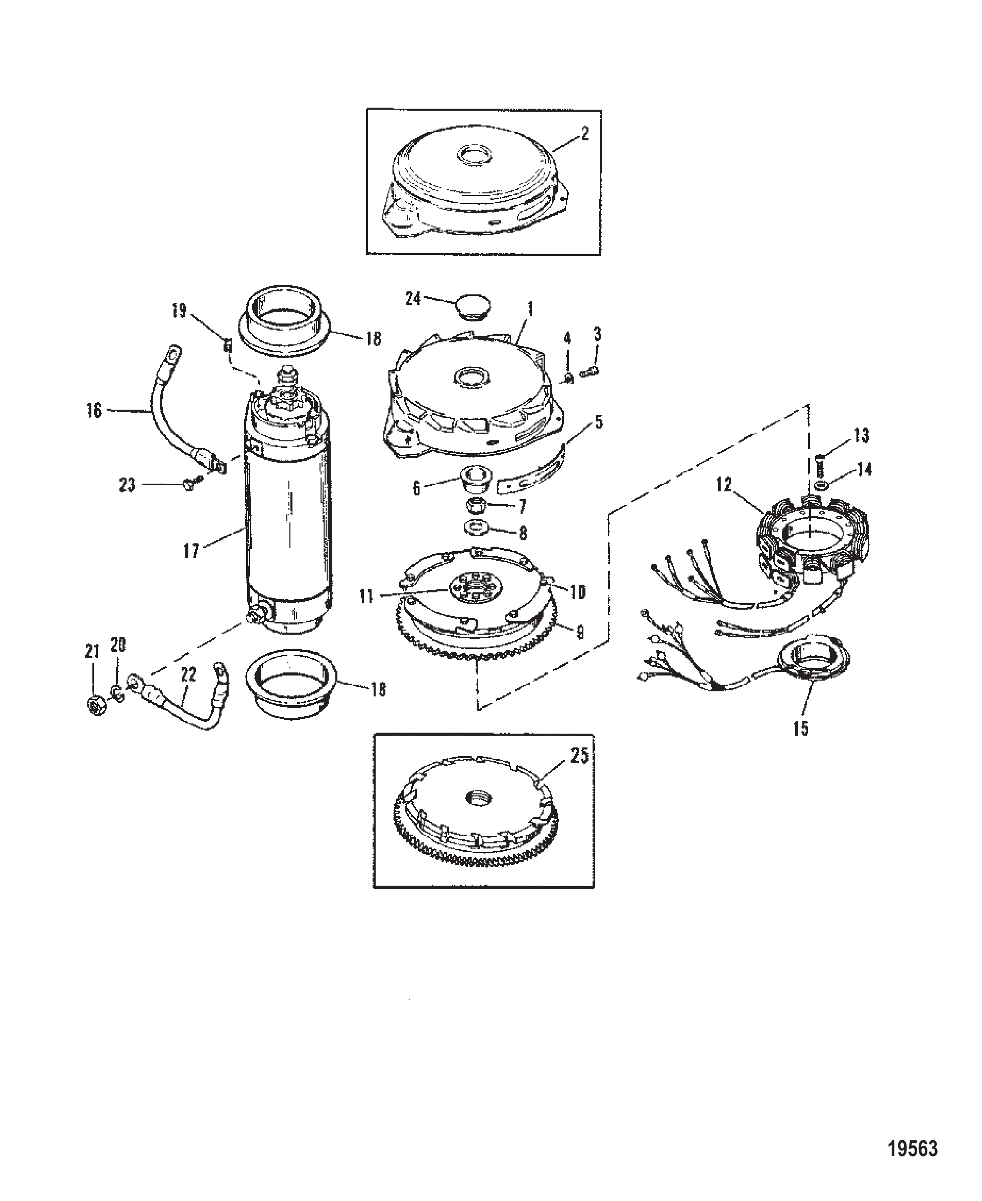 FLYWHEEL/STARTER MOTOR