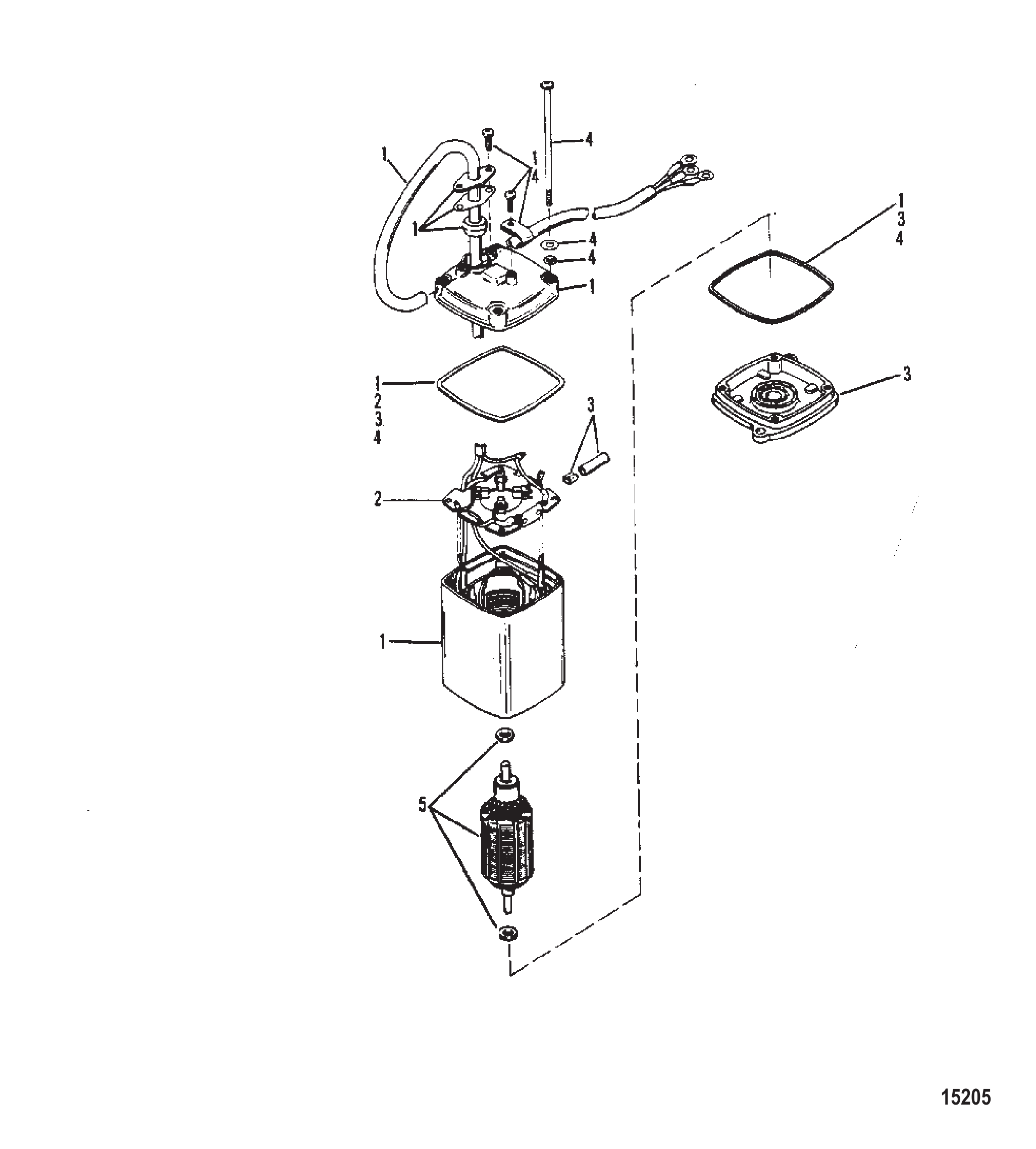 POWER TRIM MOTOR
