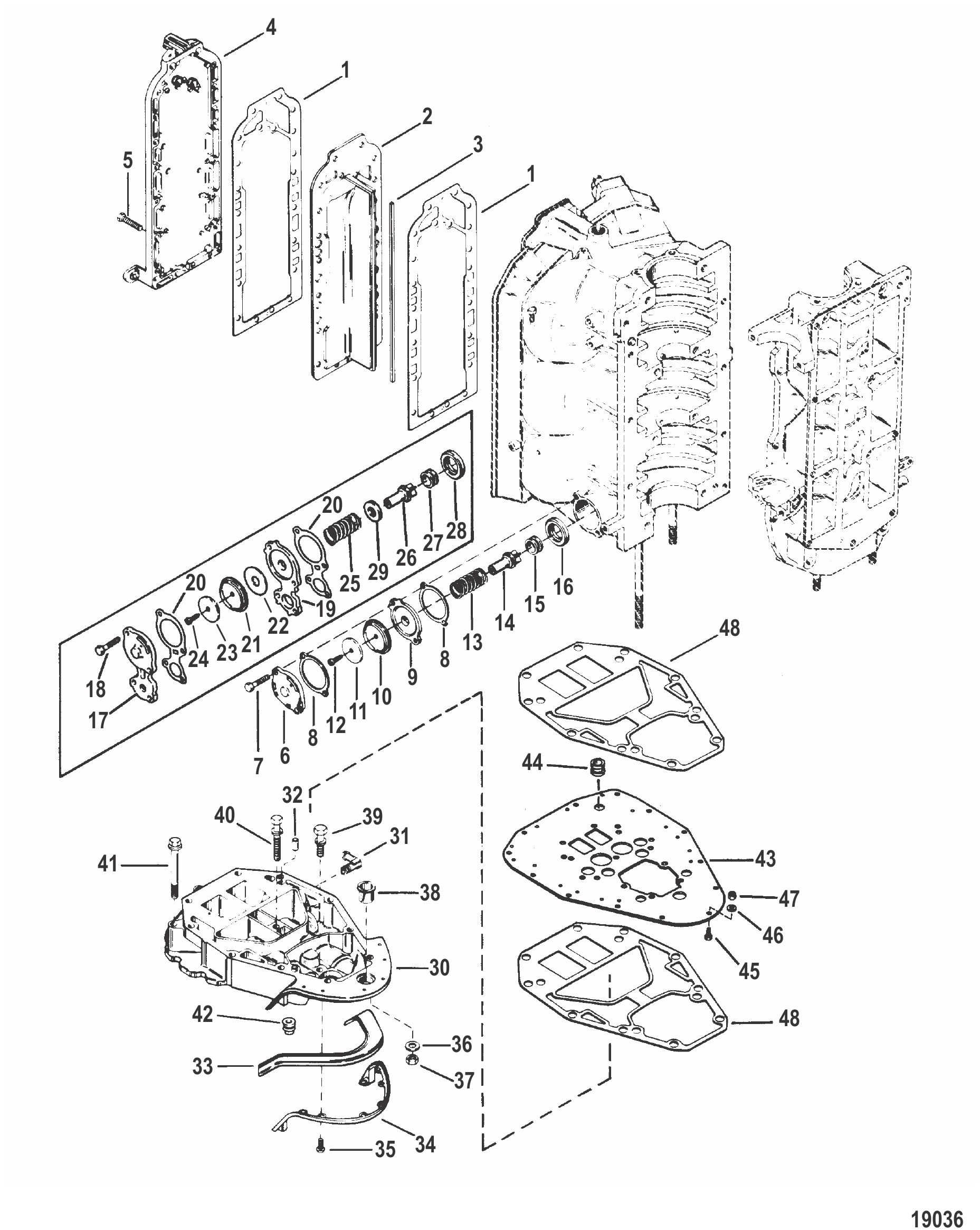 Exhaust Manifold and Exhaust Plate