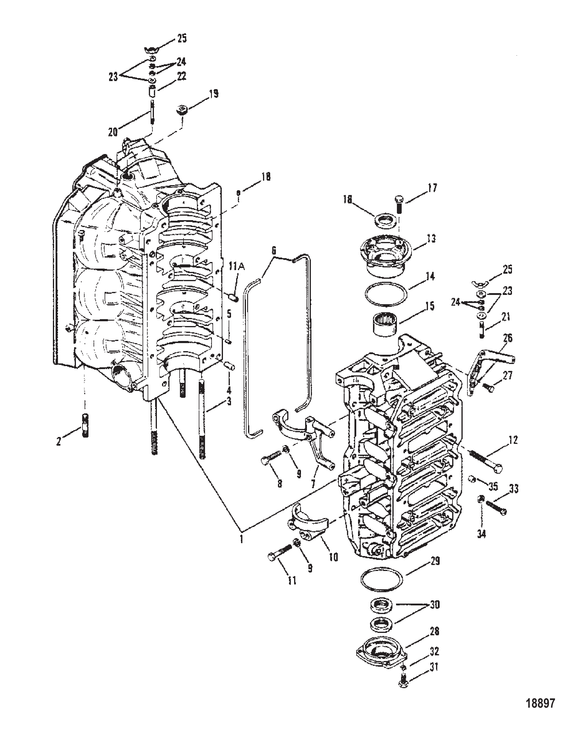 Cylinder Block and End Caps