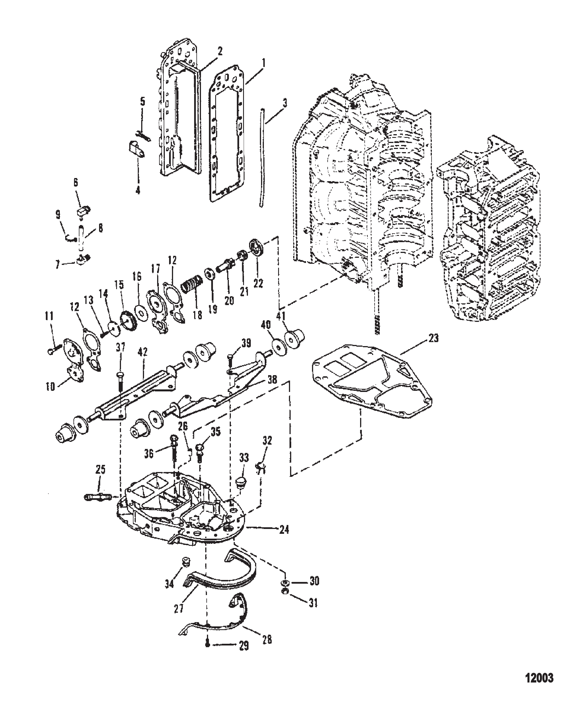 Exhaust Manifold and Exhaust Plate