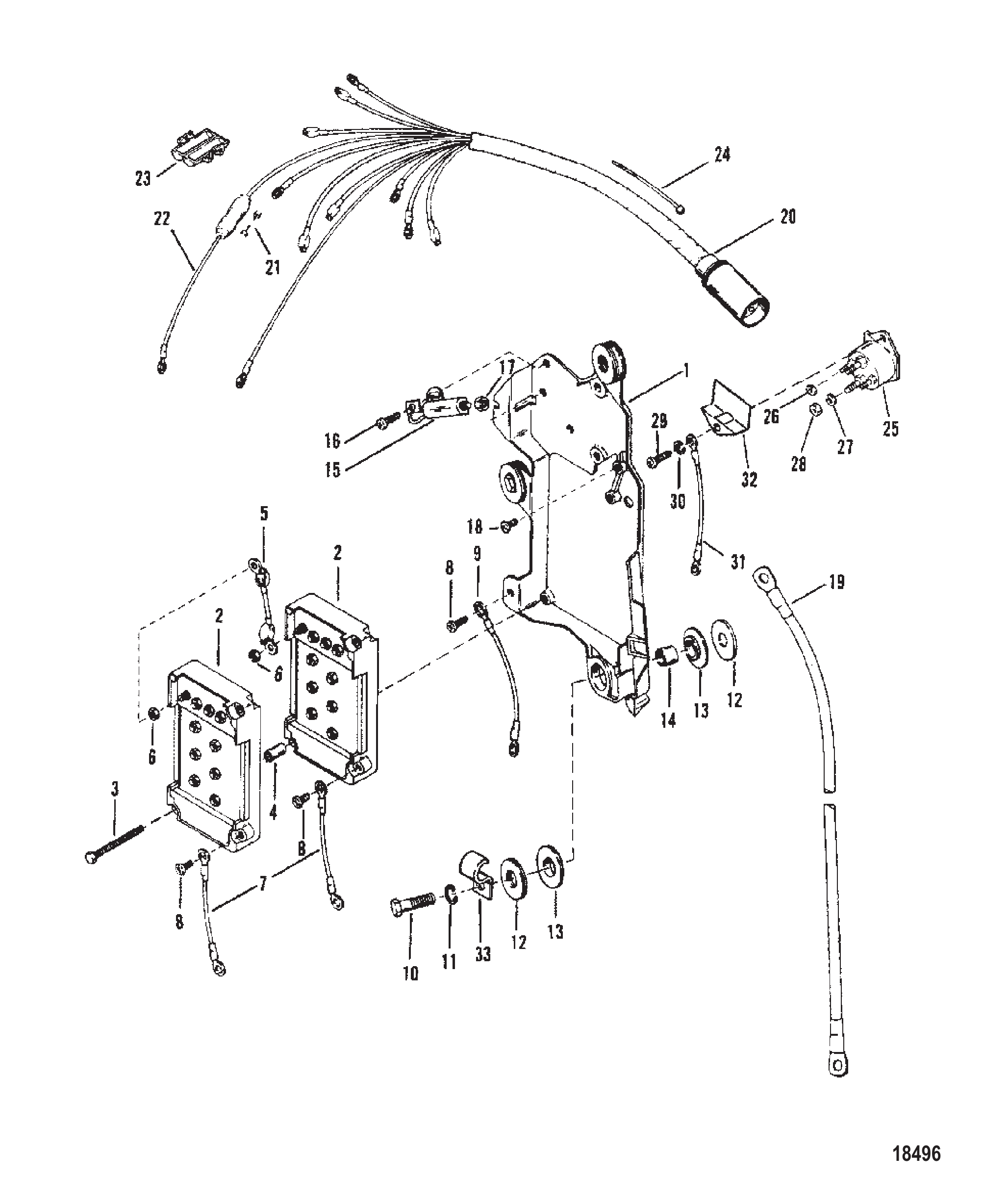 WIRING HARNESS/STARTER SOLENOID