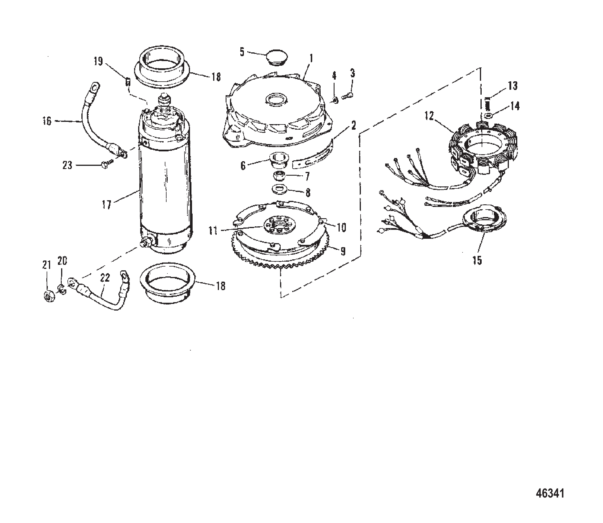 Flywheel/Starter Motor