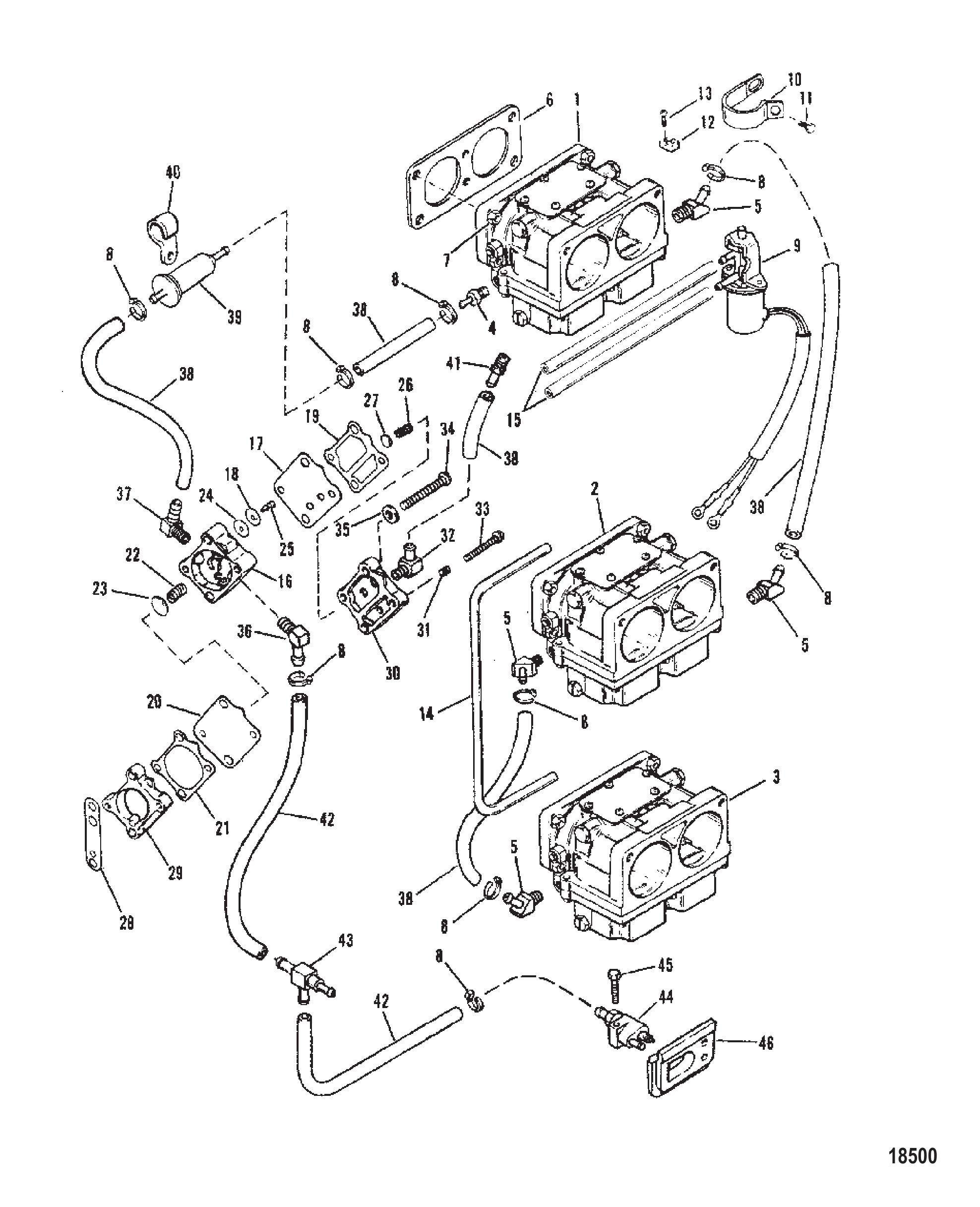 FUEL PUMP AND CARBURETOR