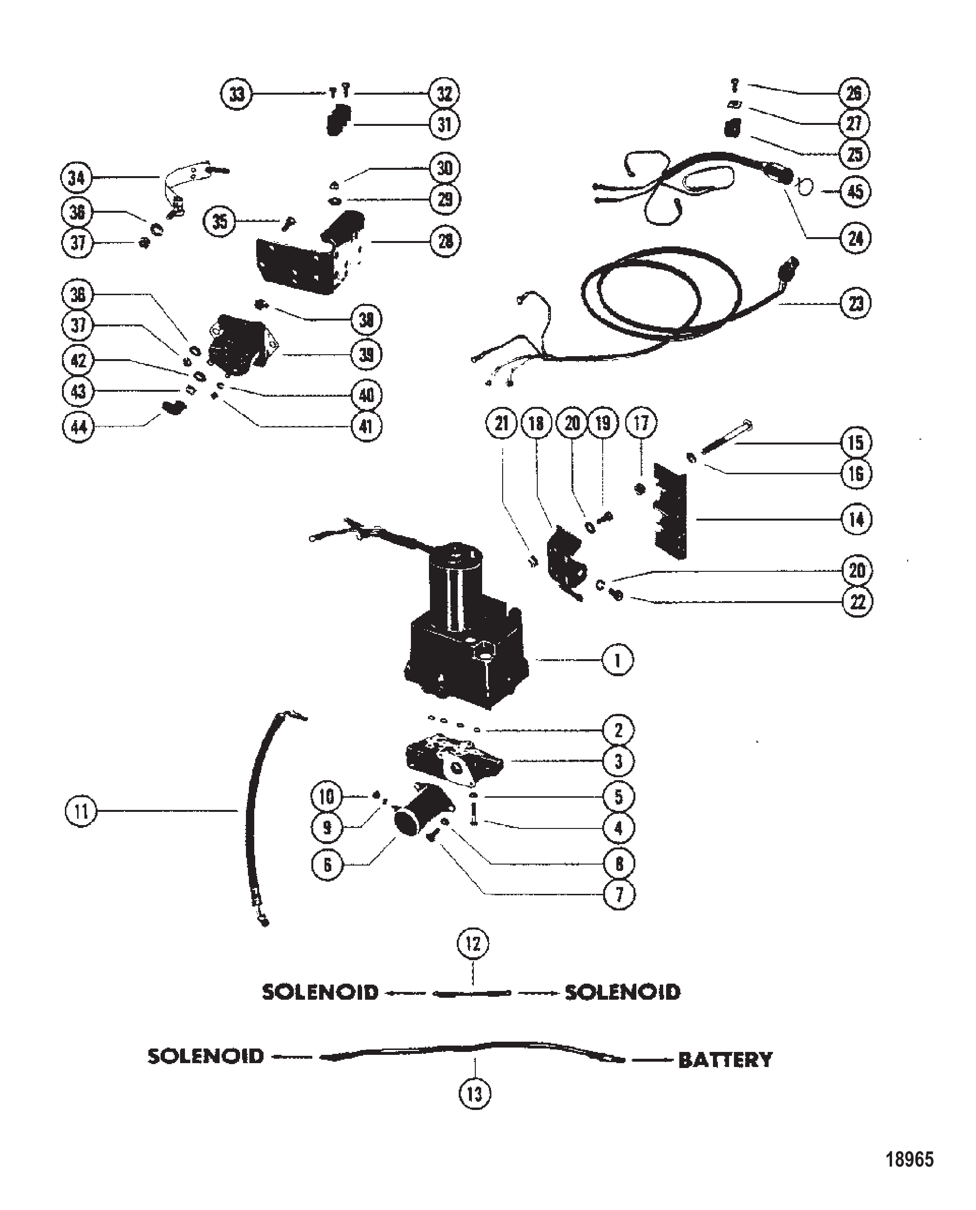 液压泵(序列号-Mercury-5363917及以下) Hydraulic Pump (S/N-Mercury-5363917 & Below)