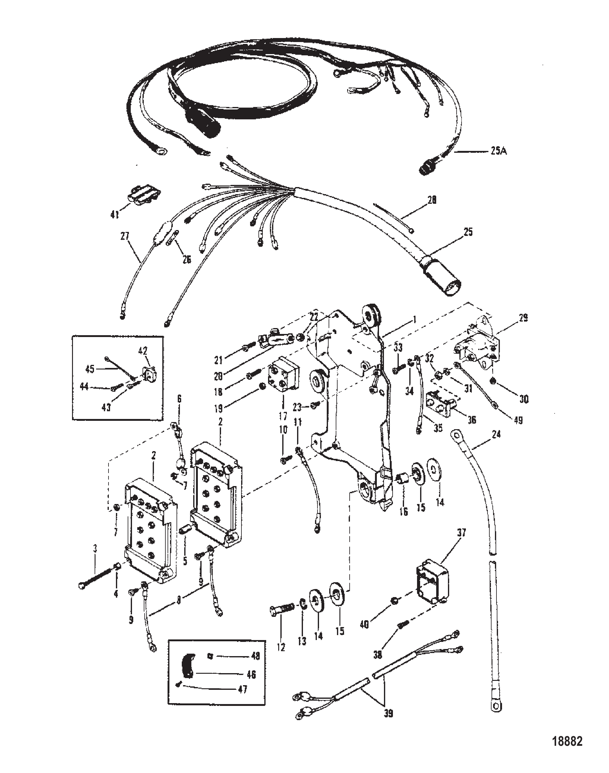 线束、启动继电器与整流器 Wiring Harness, Starter Solenoid & Rectifier