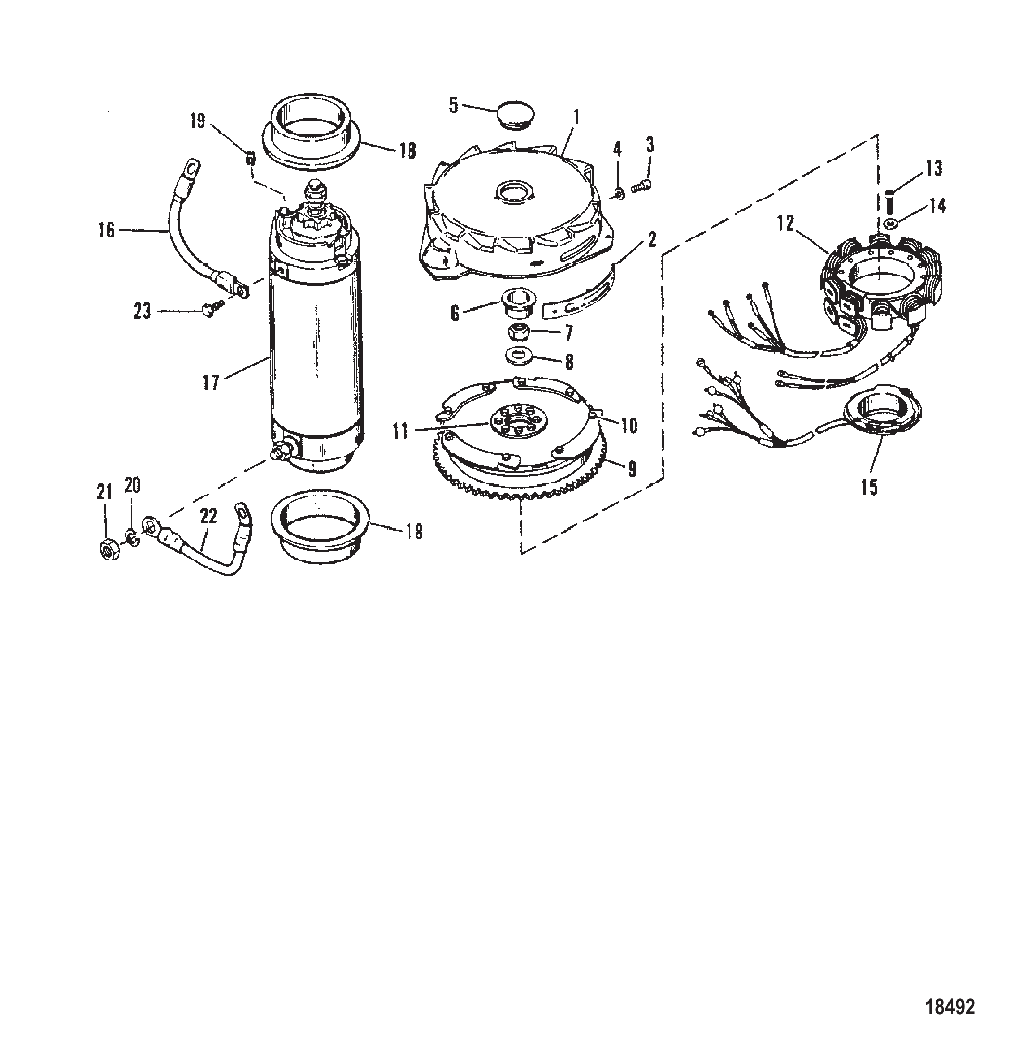 Flywheel/Starter Motor