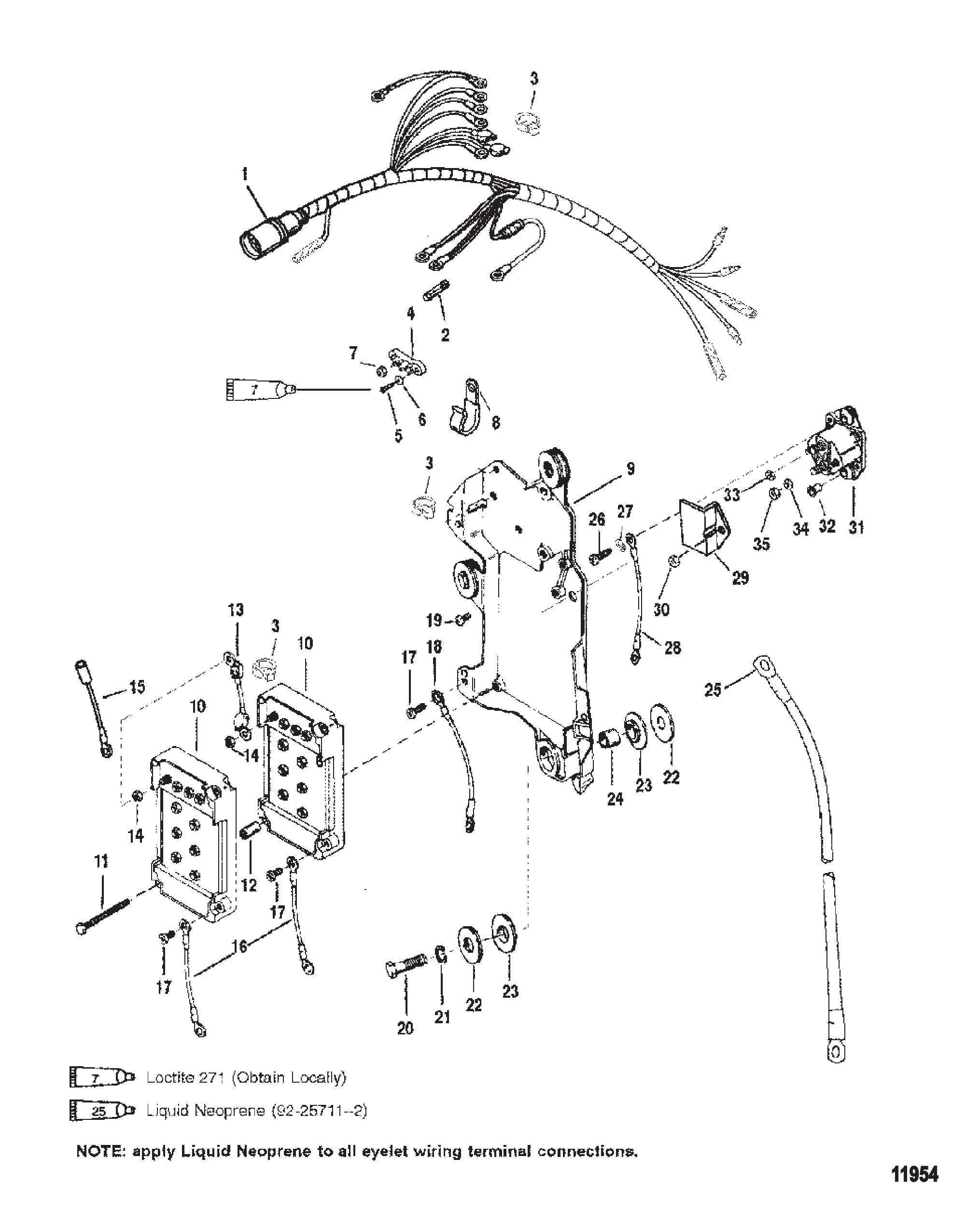 线束/启动电磁阀 WIRING HARNESS/STARTER SOLENOID