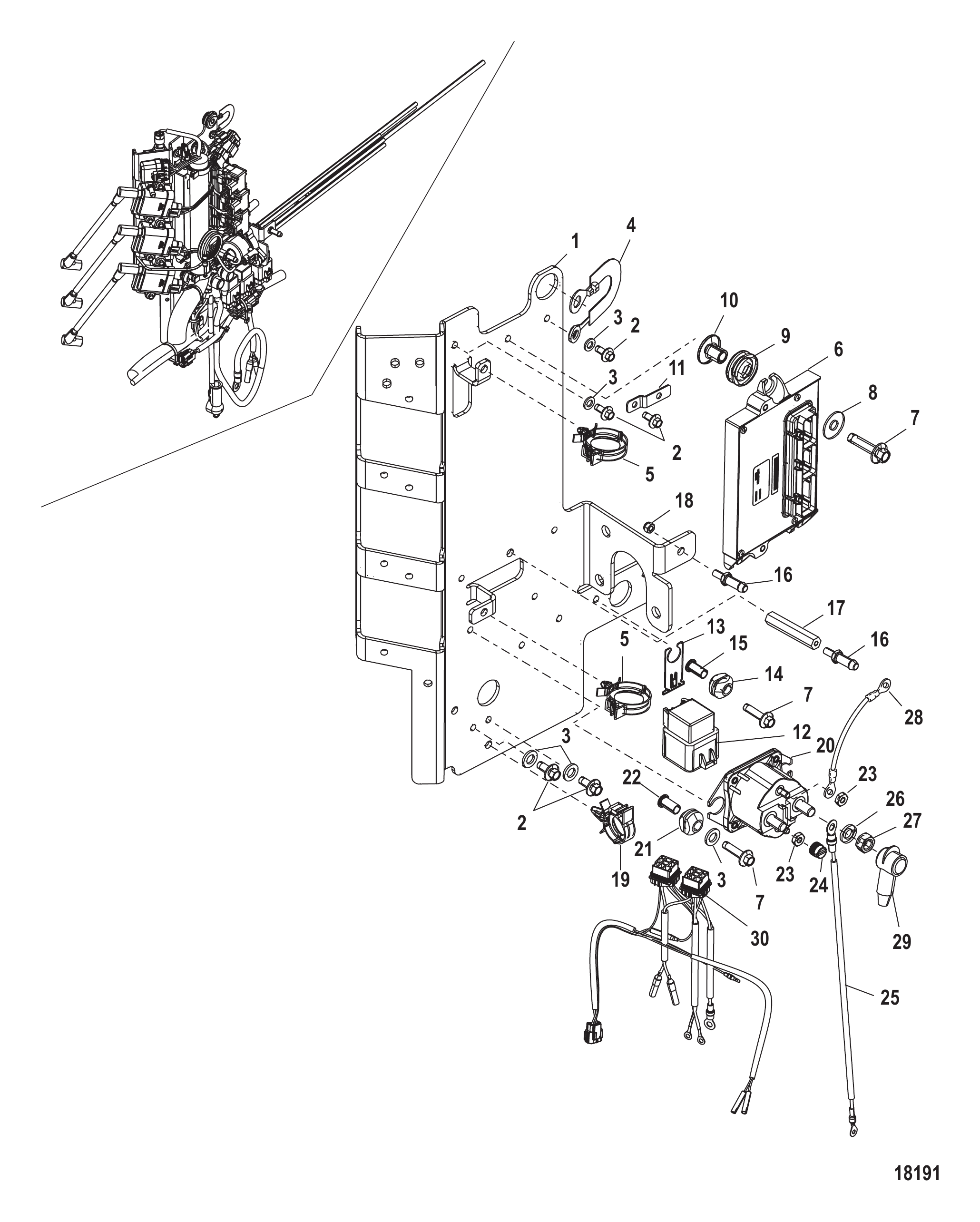 Electrical Components PCM Mounting