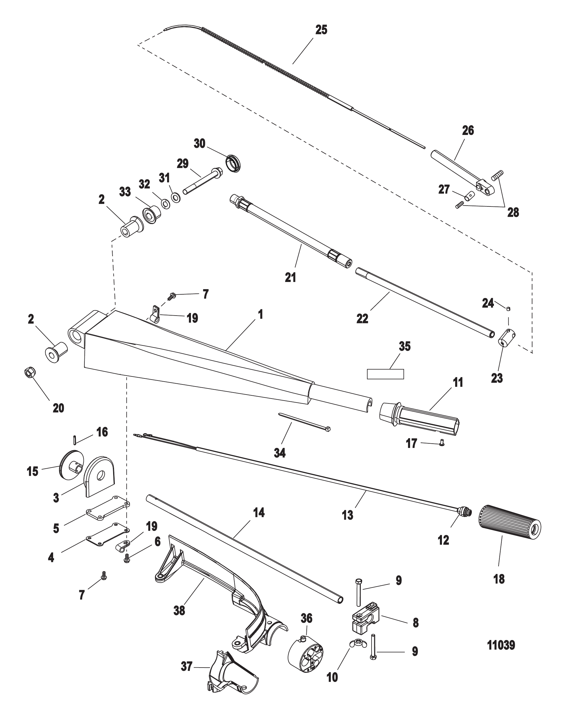Steering Handle Kit 896648A09