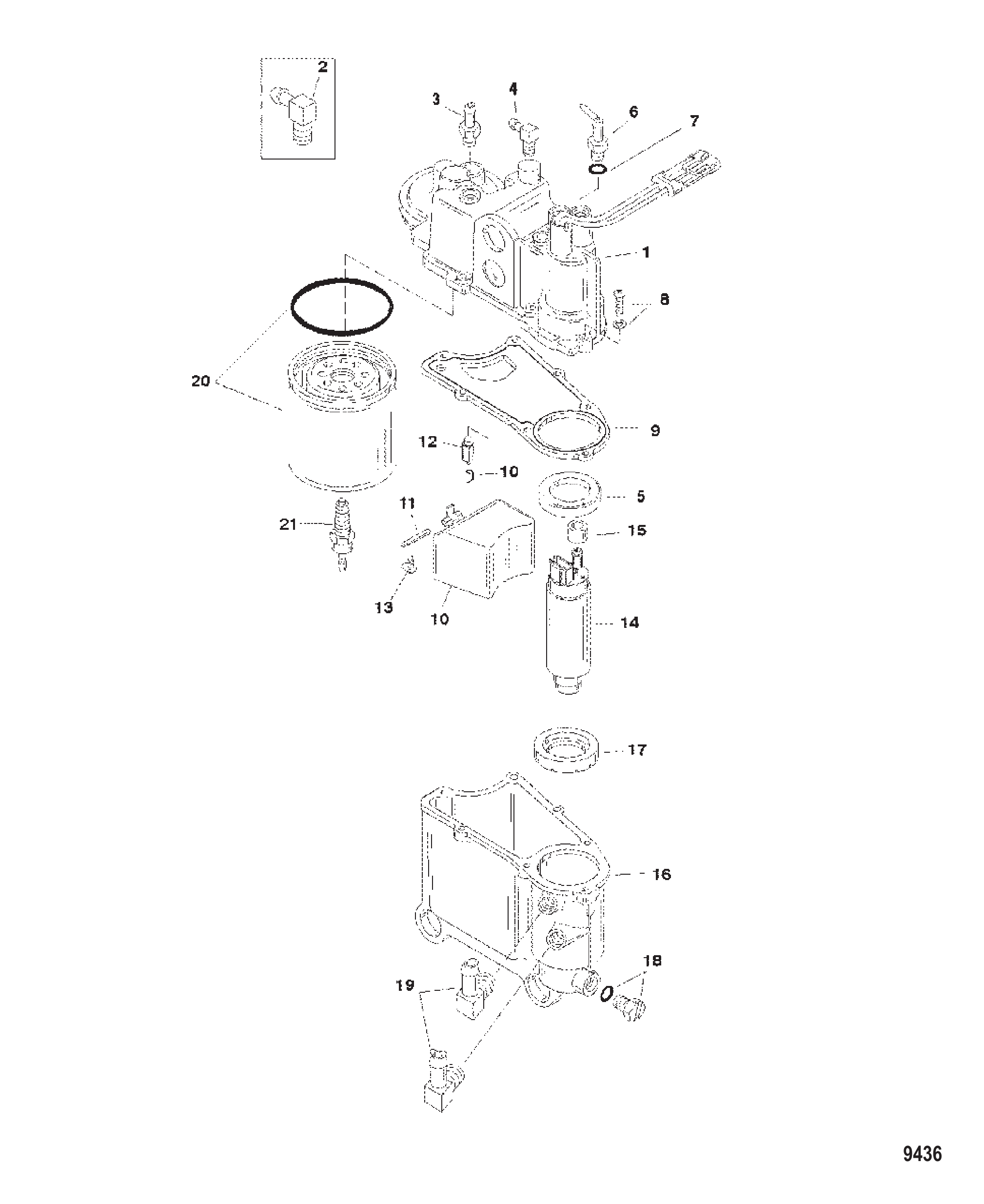 Gasket Set Components-Complete-Powerhead and Lower Unit