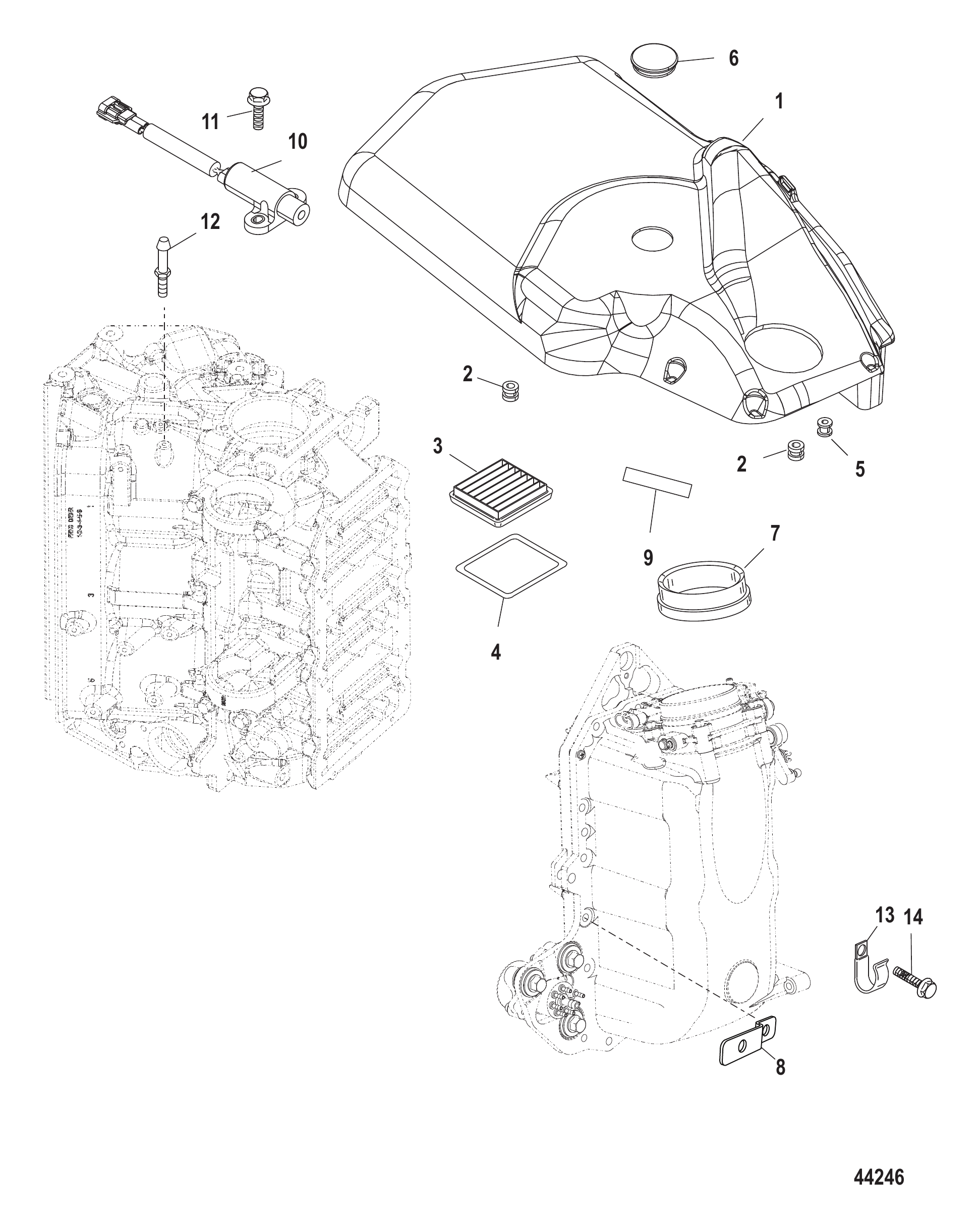 Air Handler/Flywheel Cover