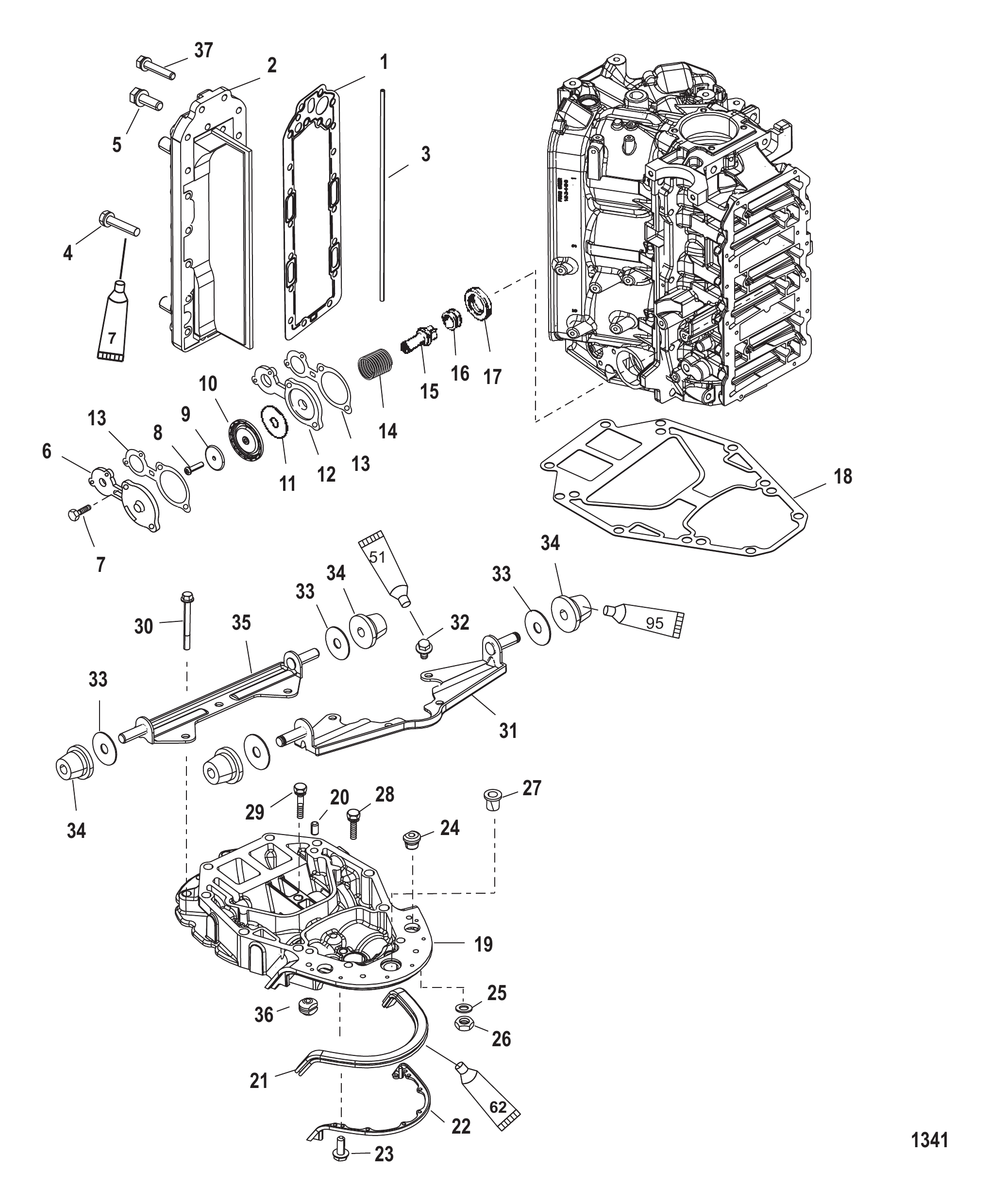 EXHAUST MANIFOLD AND EXHAUST PLATE