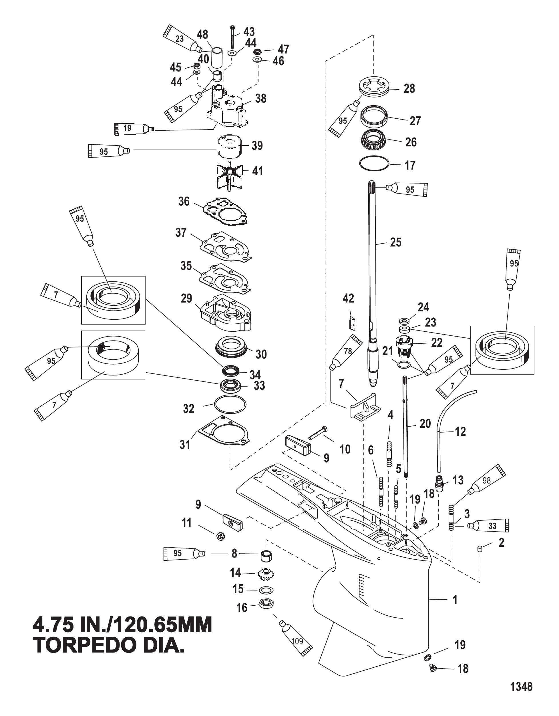 GEAR HOUSING (DRIVESHAFT)(STANDARD ROTATION)