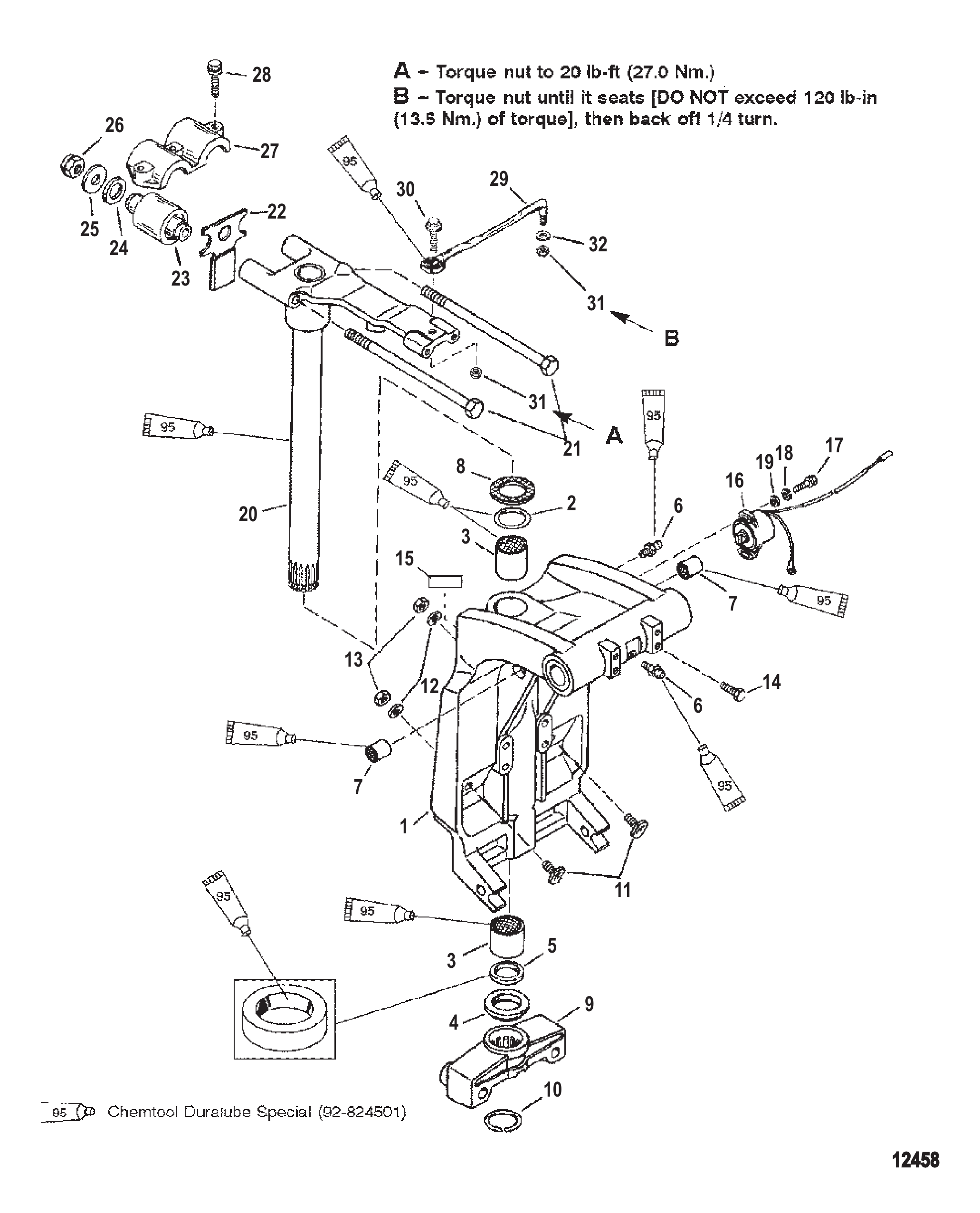 Swivel Bracket And Steering Arm