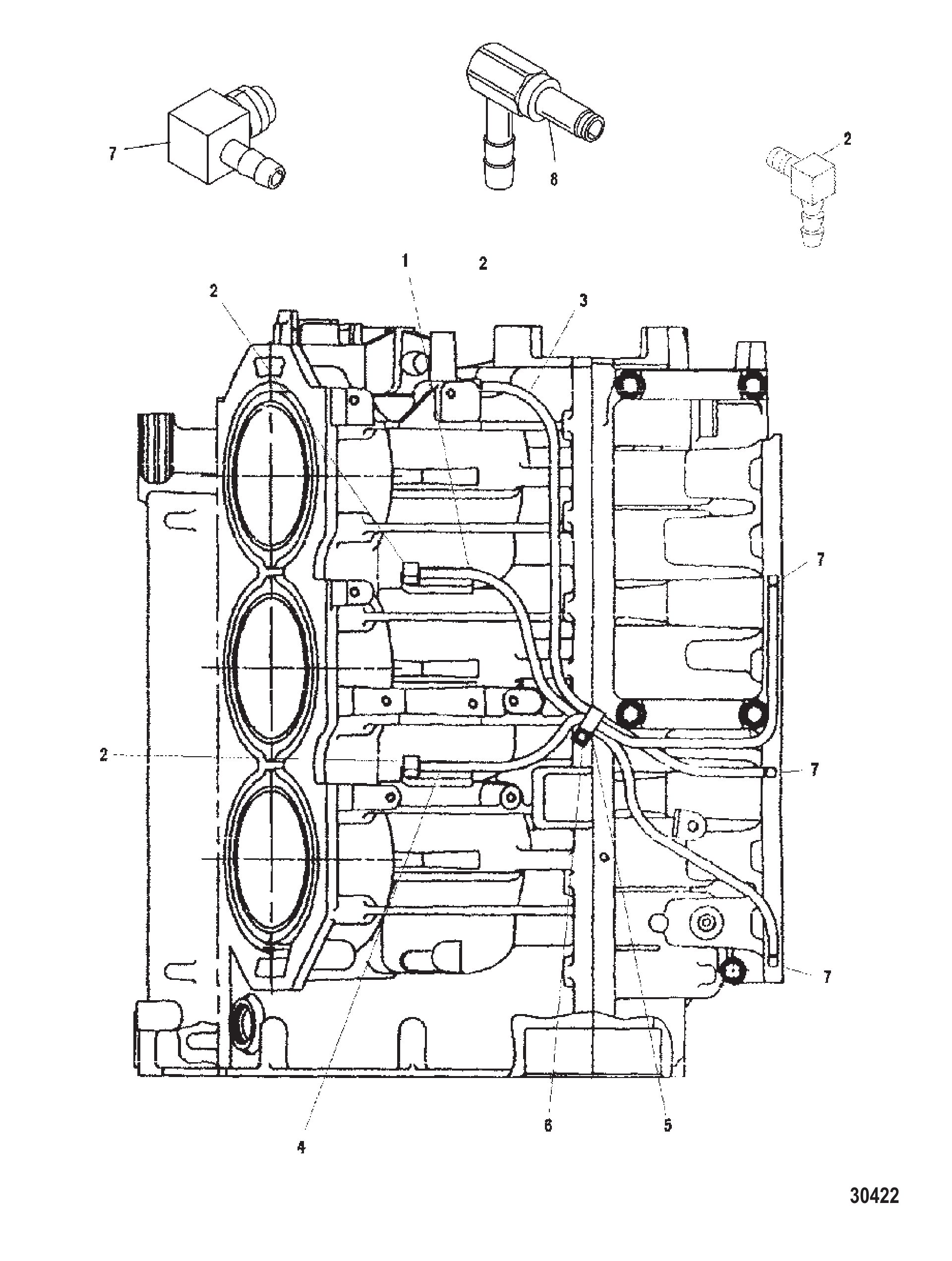 STARBOARD CENTER MAIN OILING SYSTEM