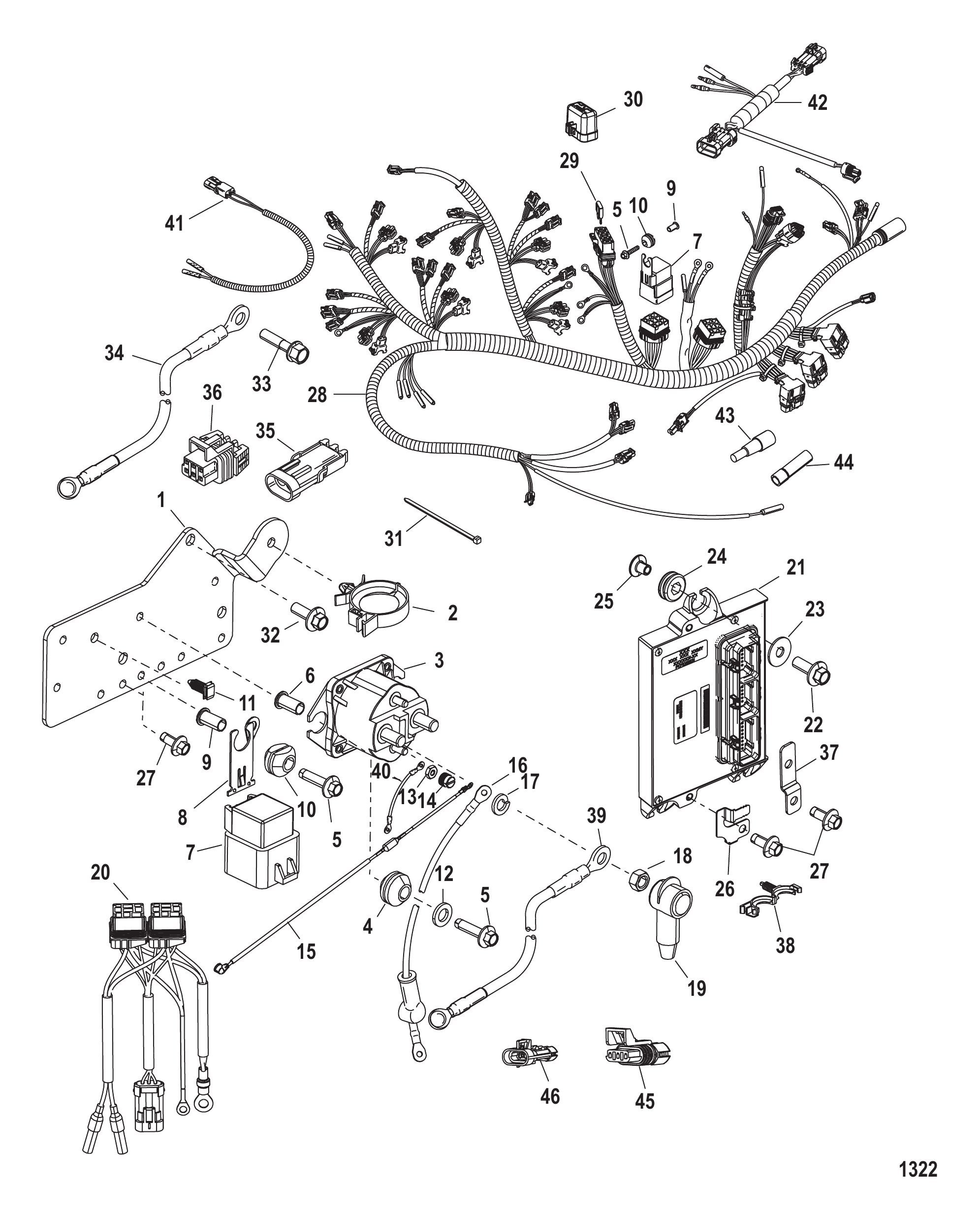 Solenoid Plate (Serial Number 1B226999 & Below)