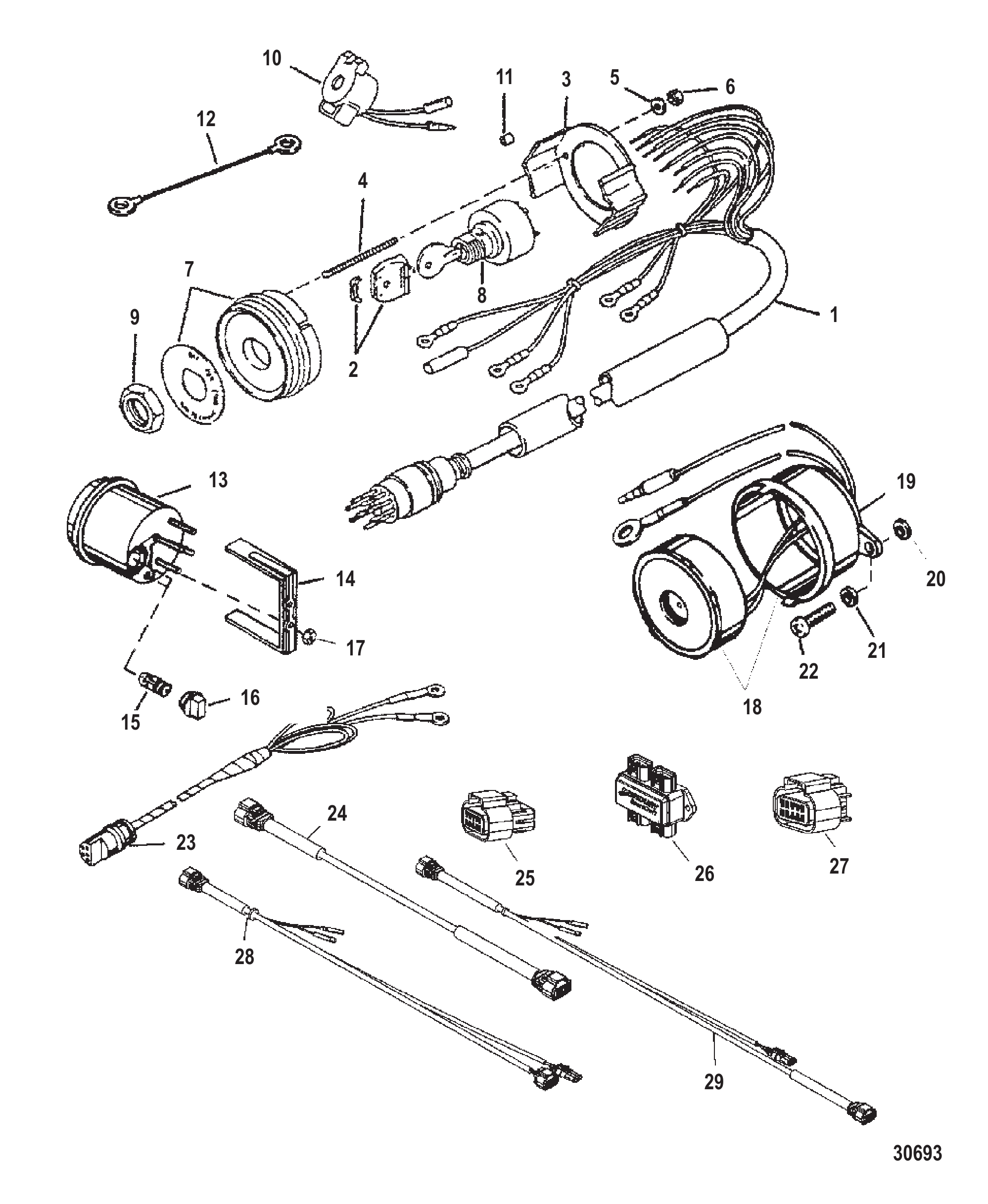 钥匙开关/仪表/附件 KEY SWITCH/INSTRUMENTATION/ACCESSORIES