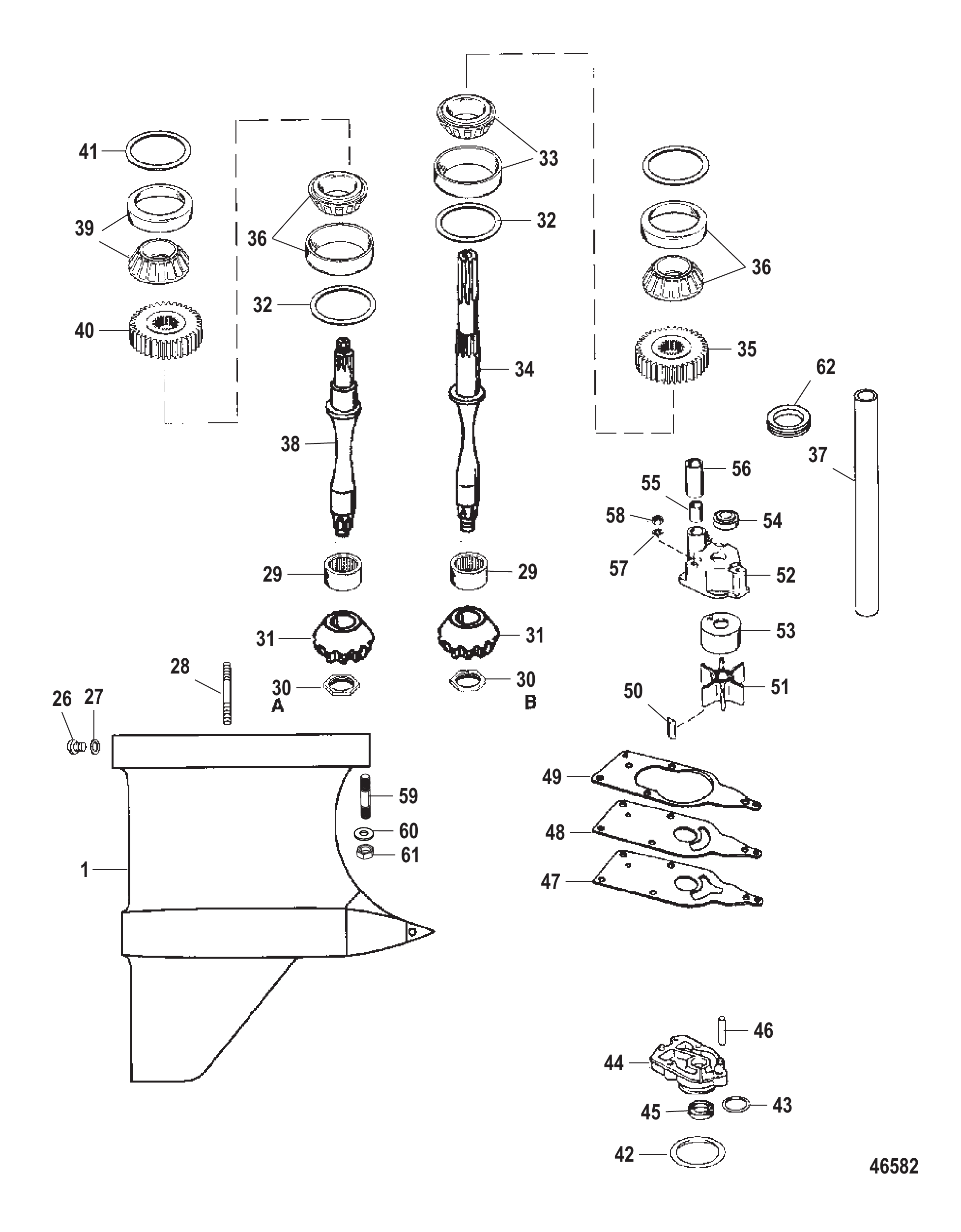 Gear Housing (Driveshaft)(IV SSM R/L)