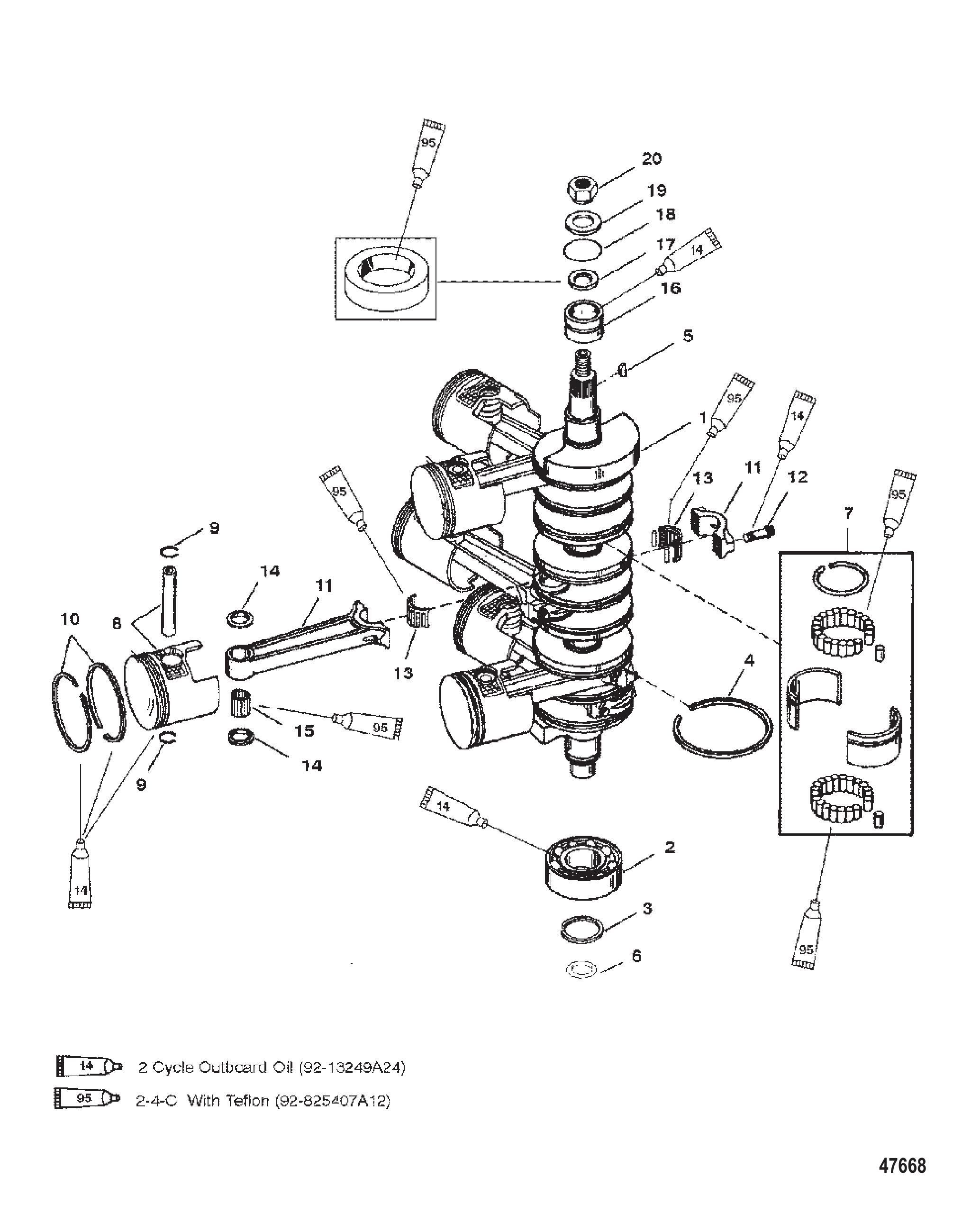 曲轴活塞与连杆 CRANKSHAFT PISTONS - AND CONNECTING RODS