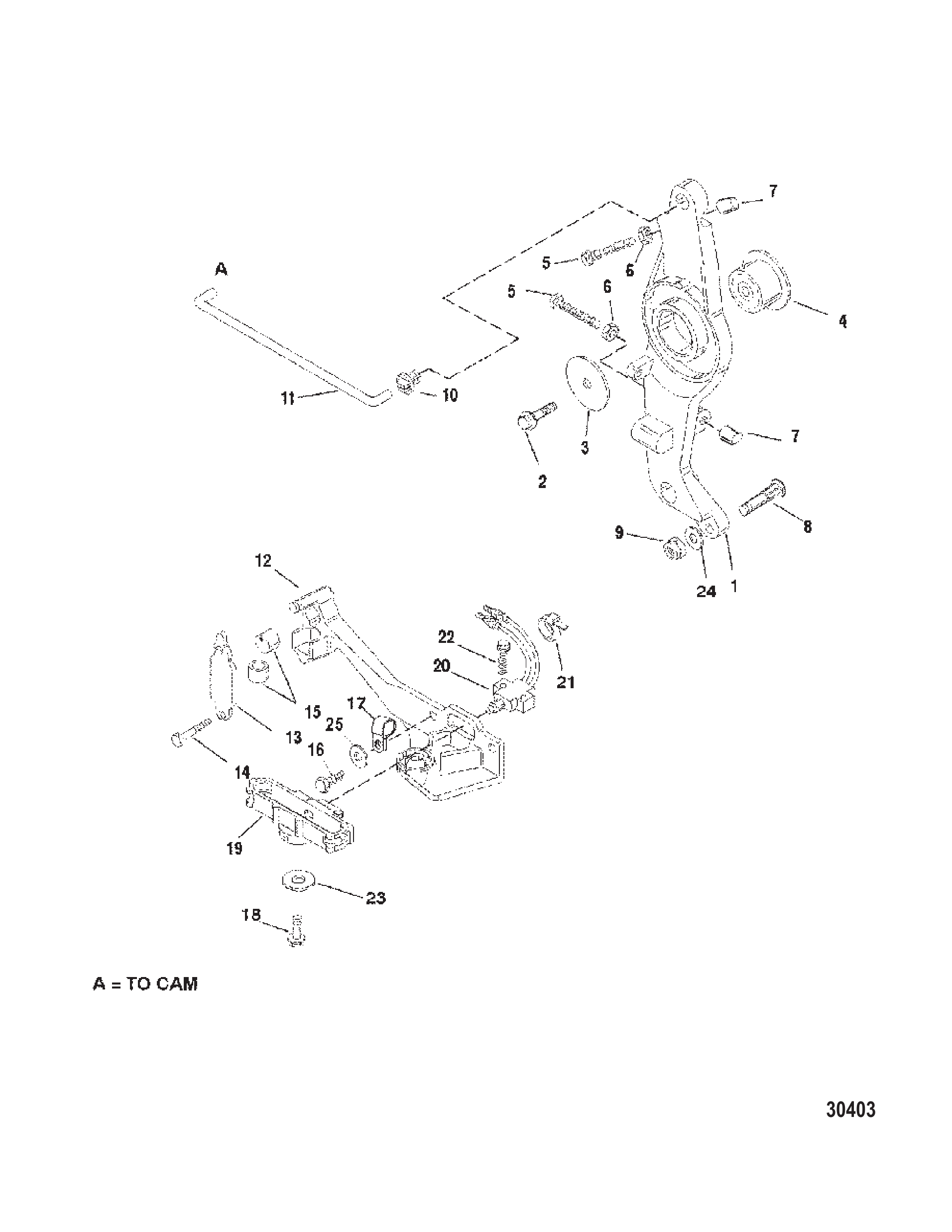 节气门联动装置 THROTTLE LINKAGE